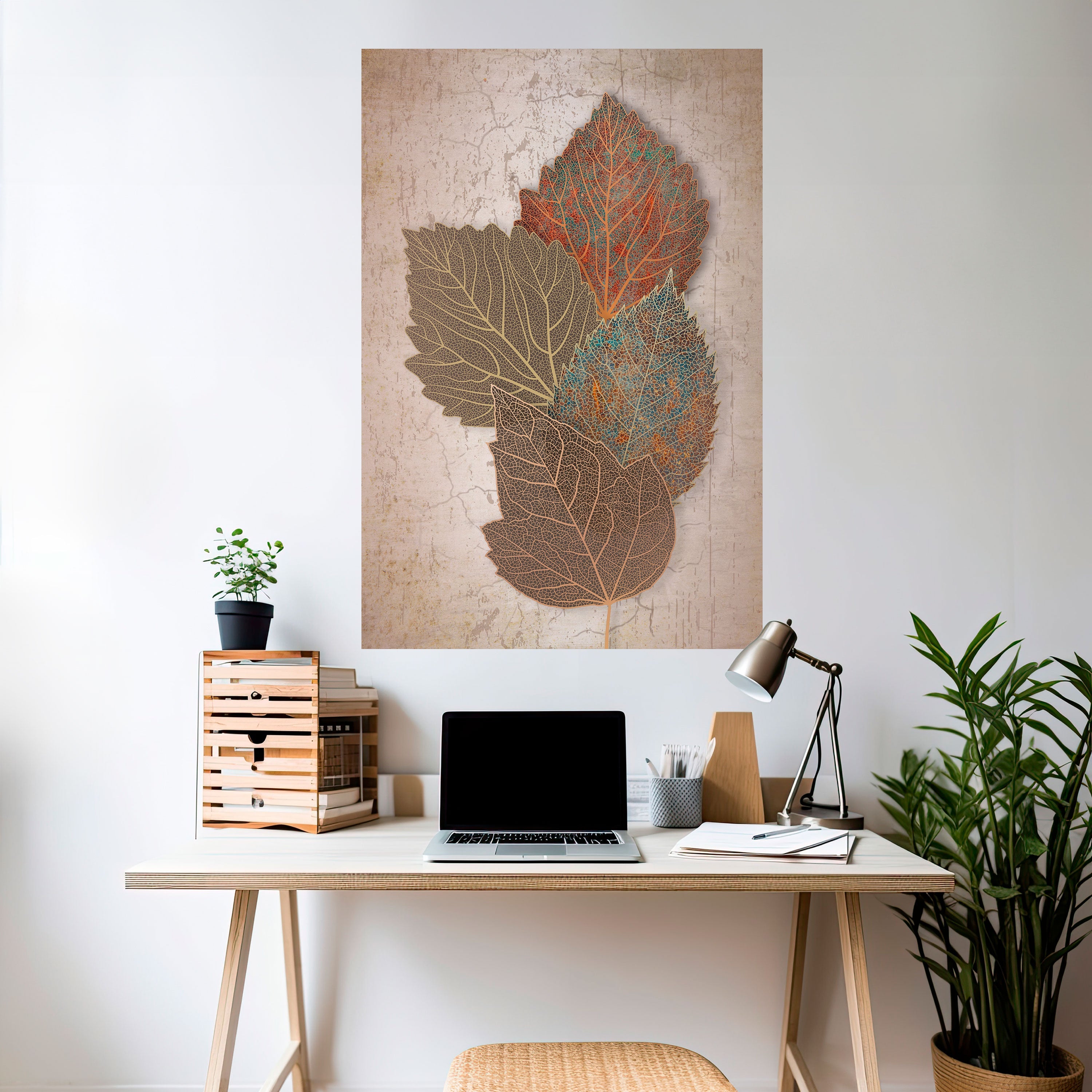 Affiche verticale autocollante LEAVES OF TIME