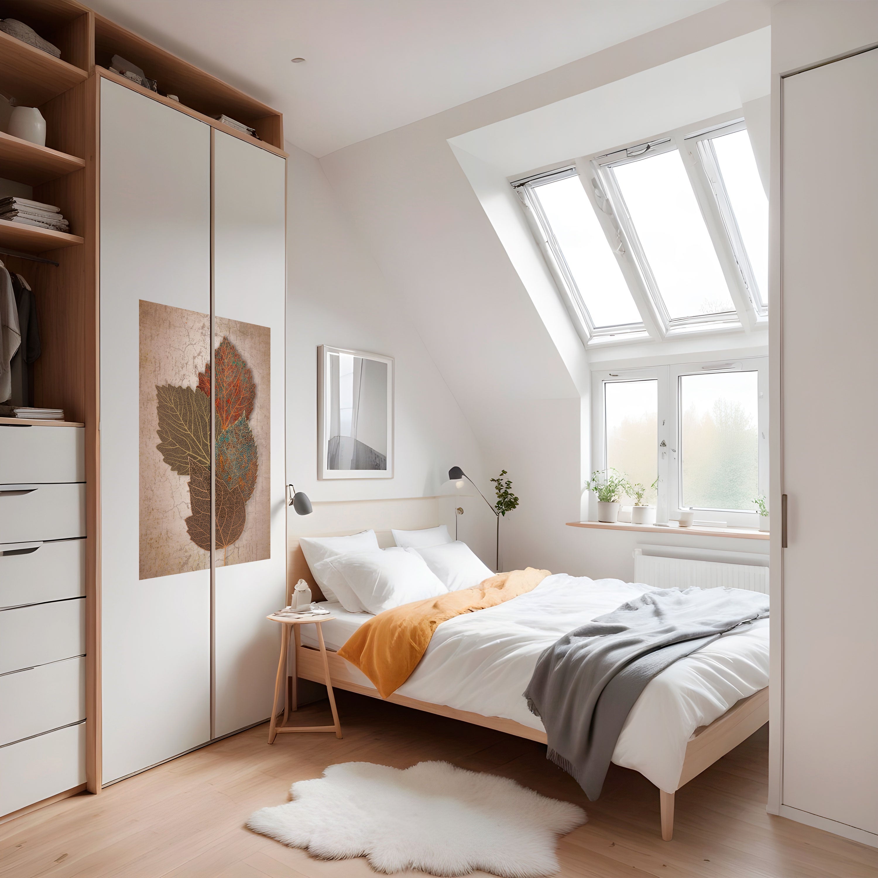 Affiche verticale autocollante LEAVES OF TIME