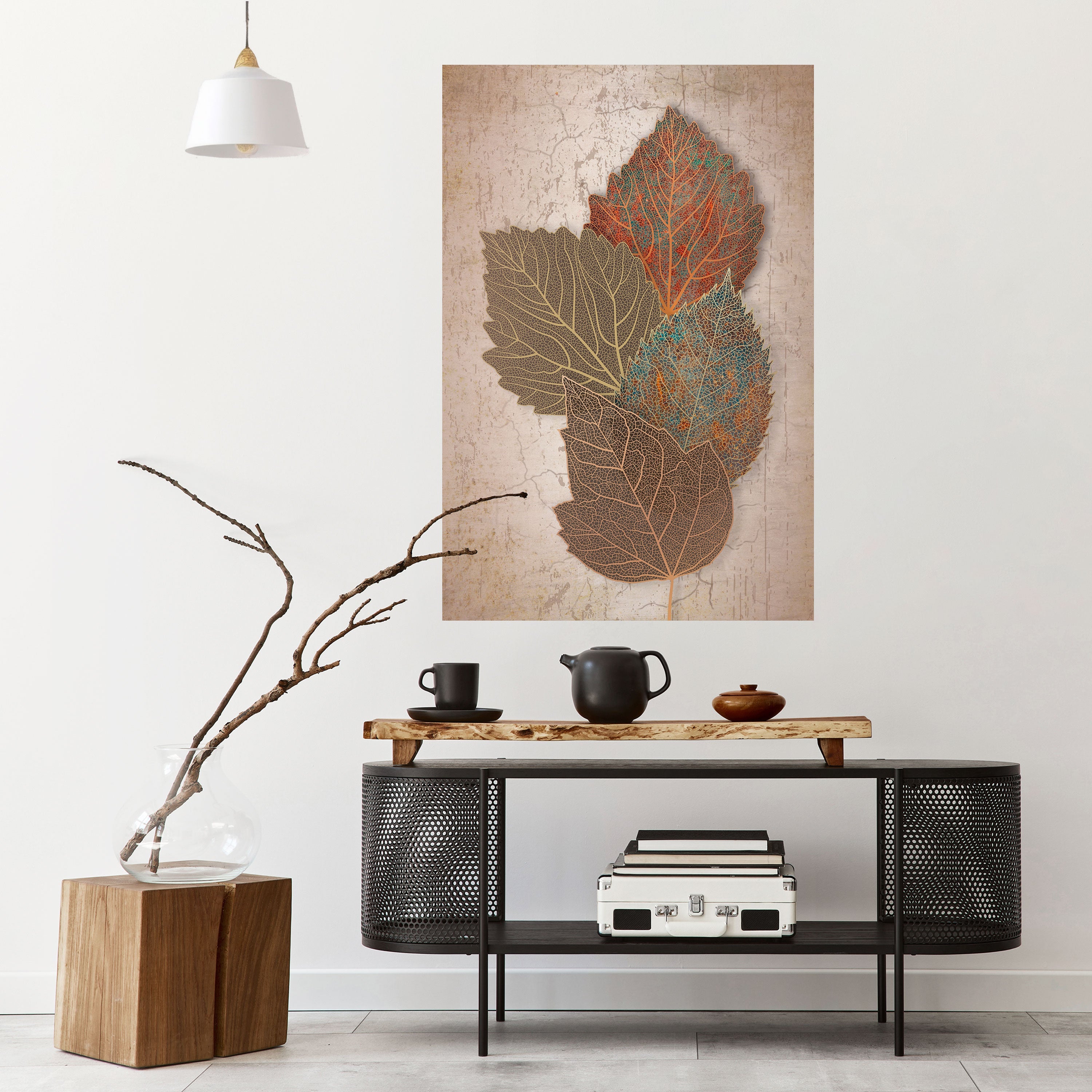 Affiche verticale autocollante LEAVES OF TIME