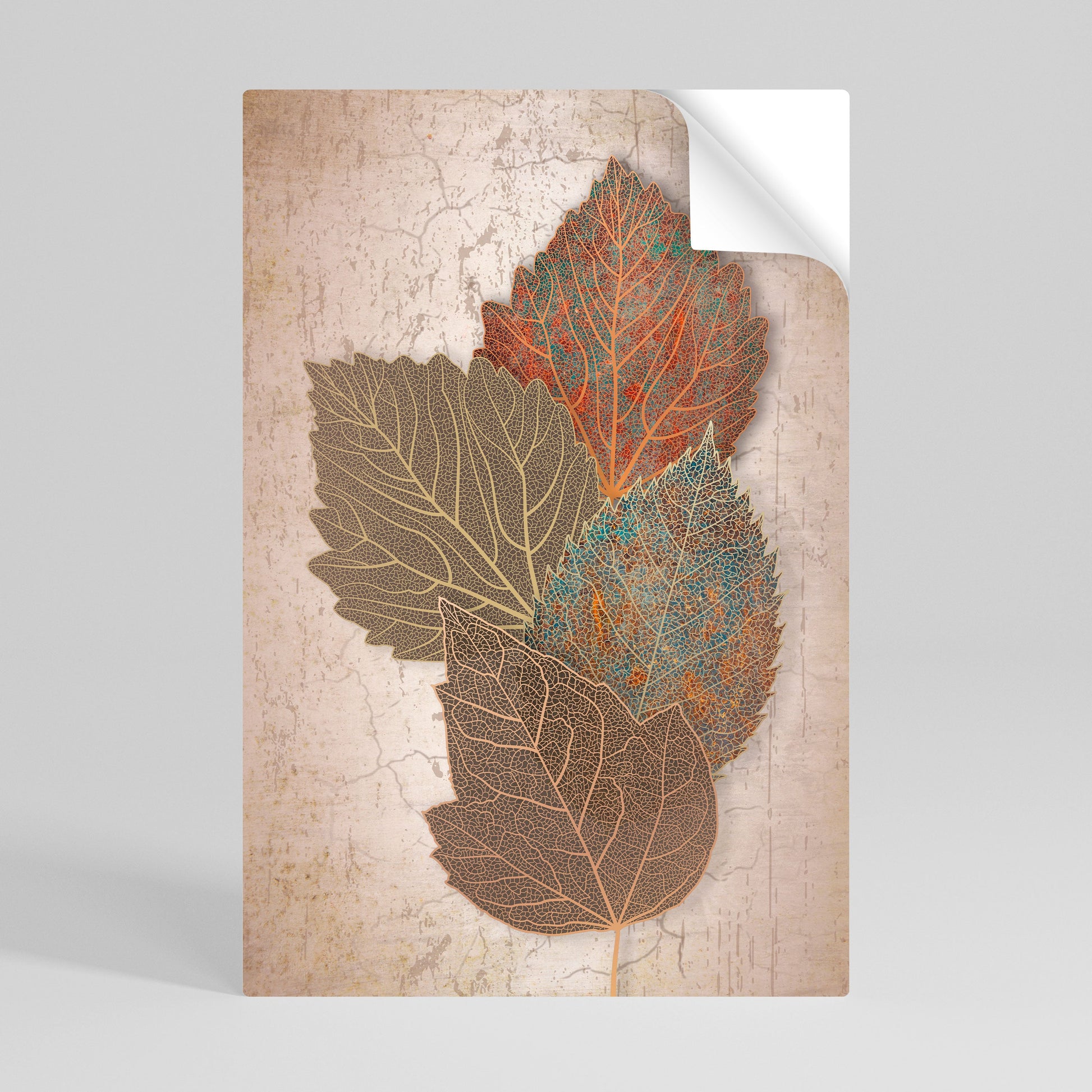 Affiche verticale autocollante LEAVES OF TIME