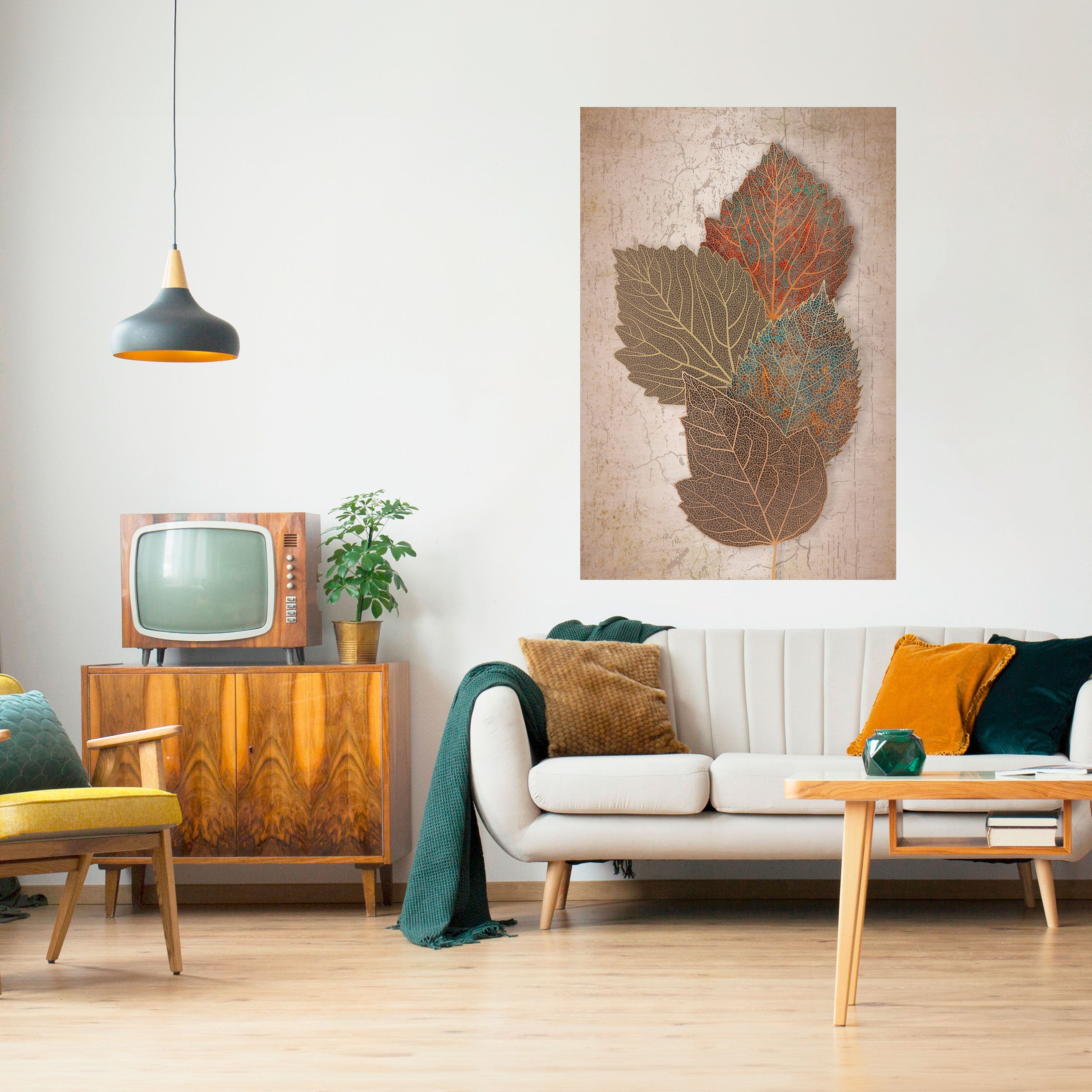 Affiche verticale autocollante LEAVES OF TIME