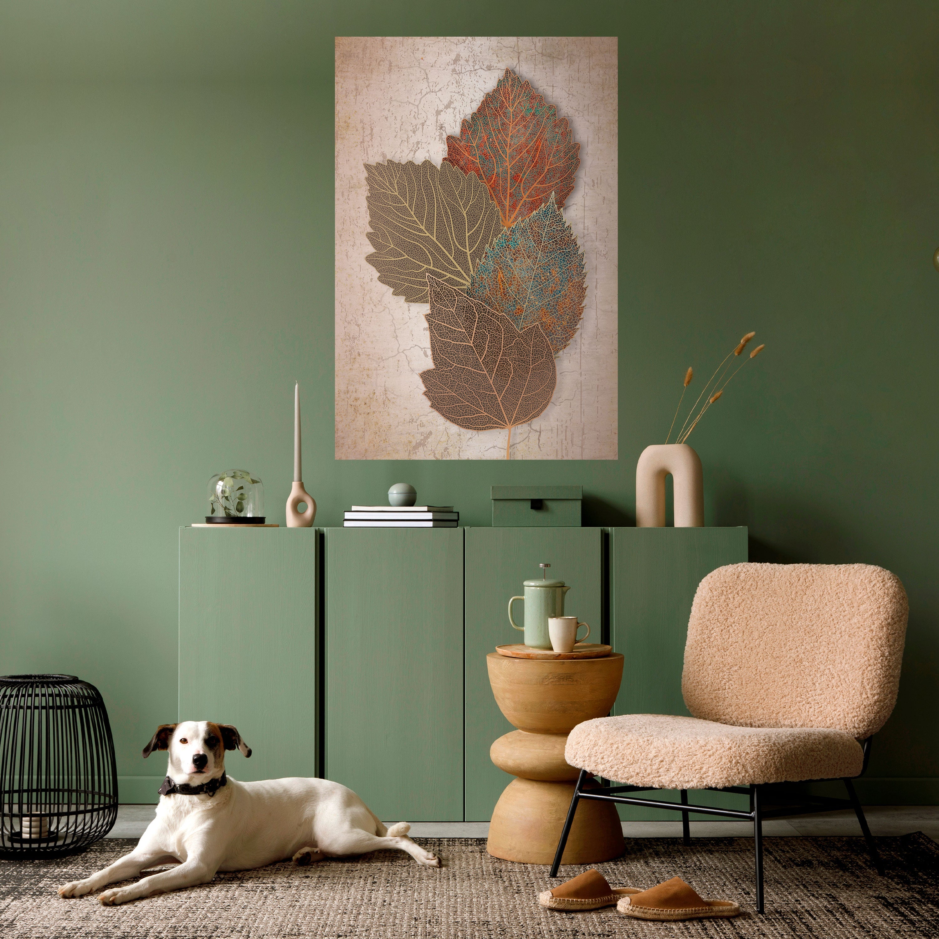 Affiche verticale autocollante LEAVES OF TIME