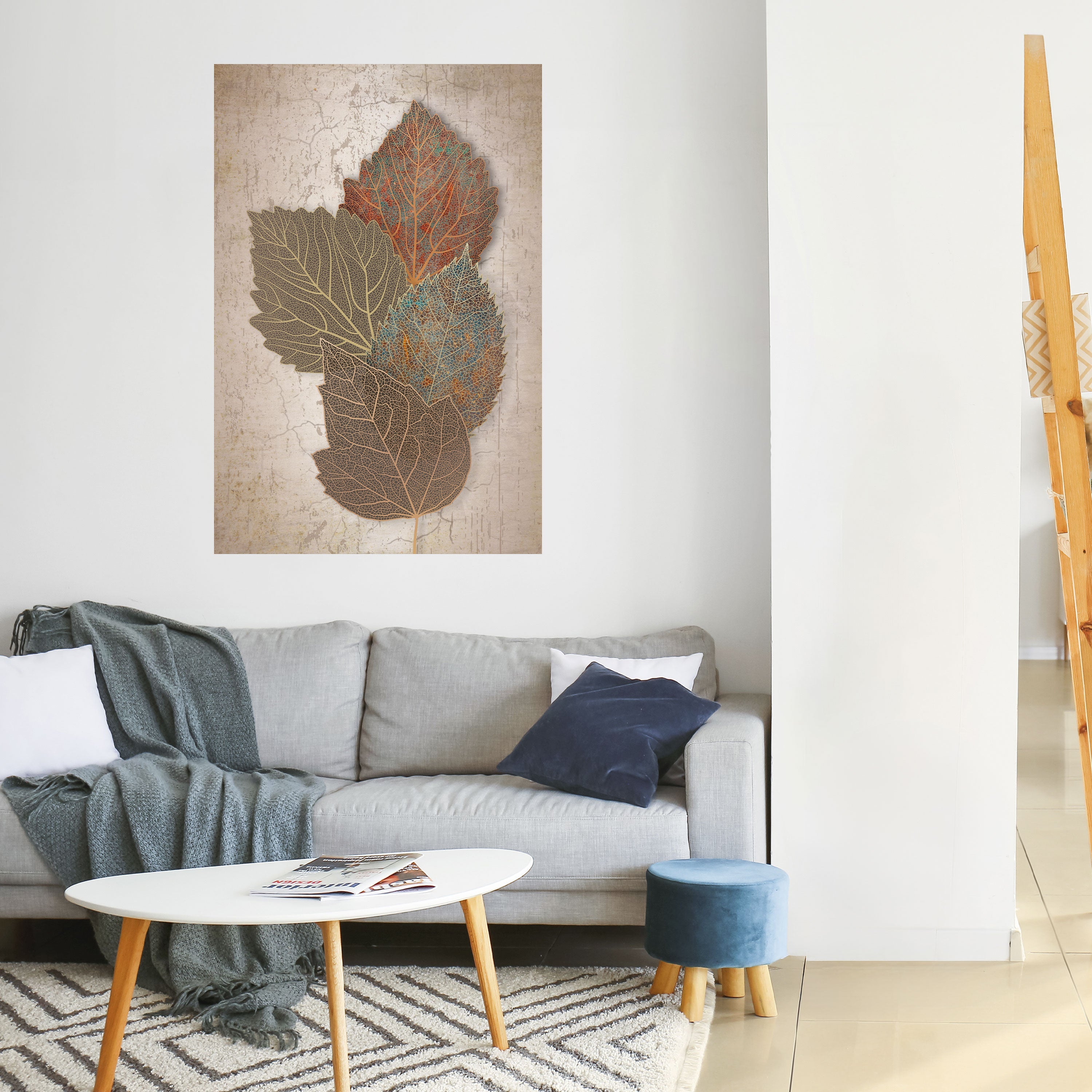 Affiche verticale autocollante LEAVES OF TIME