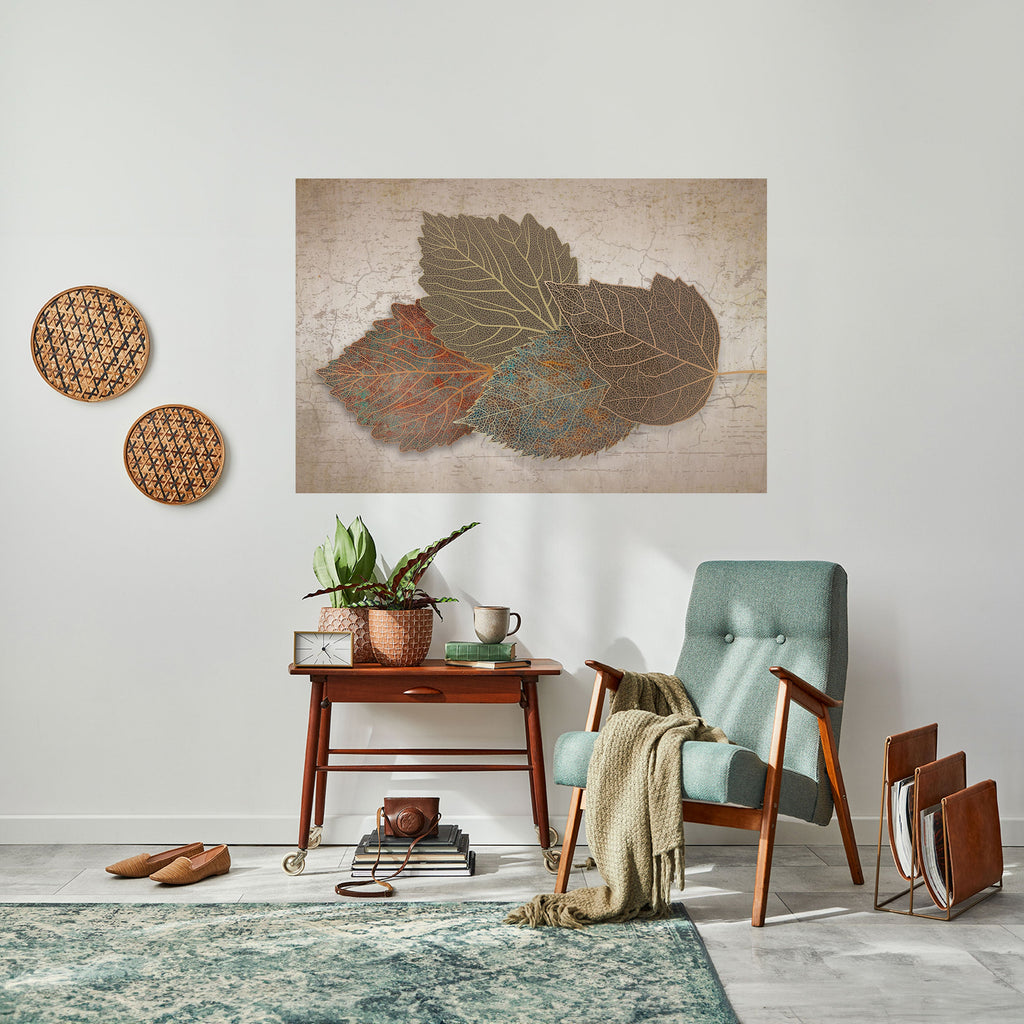 Affiche horizontale autocollante LEAVES OF TIME