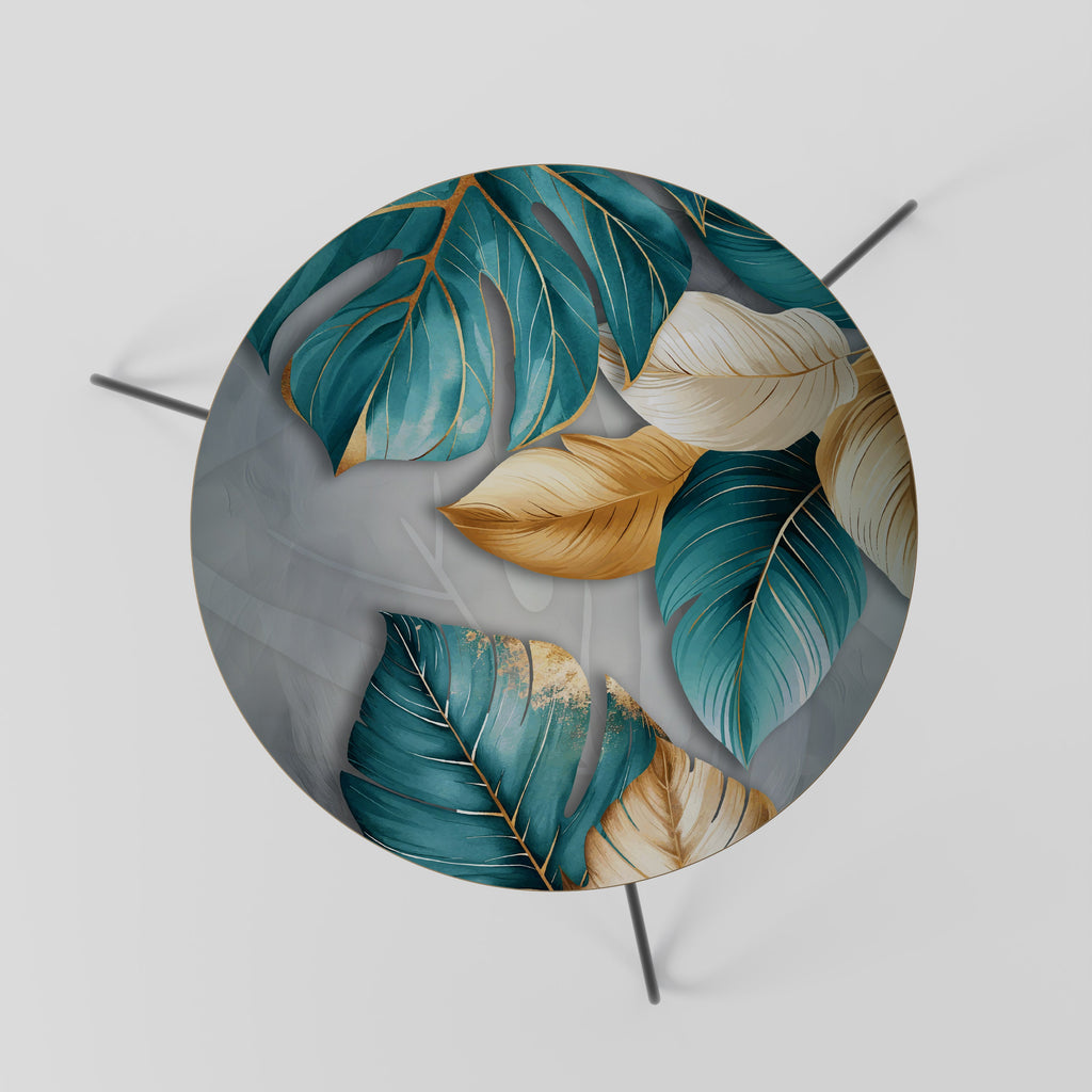 Table basse ÉLÉGANCE EN FEUILLES 60