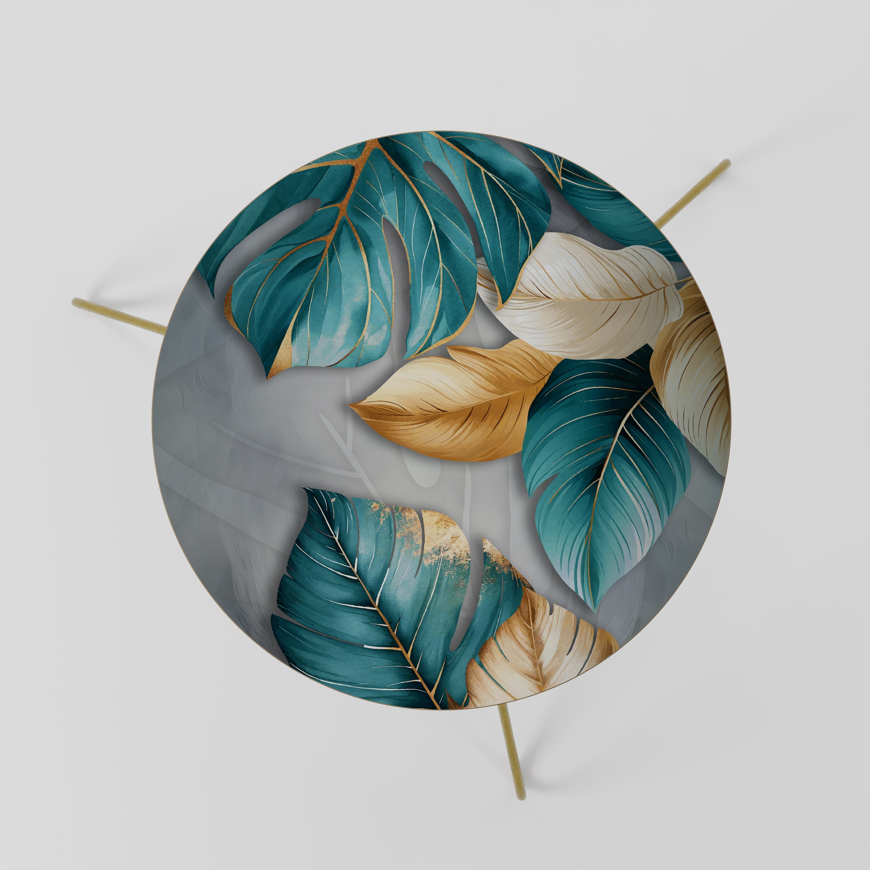 Table basse ÉLÉGANCE EN FEUILLES 60