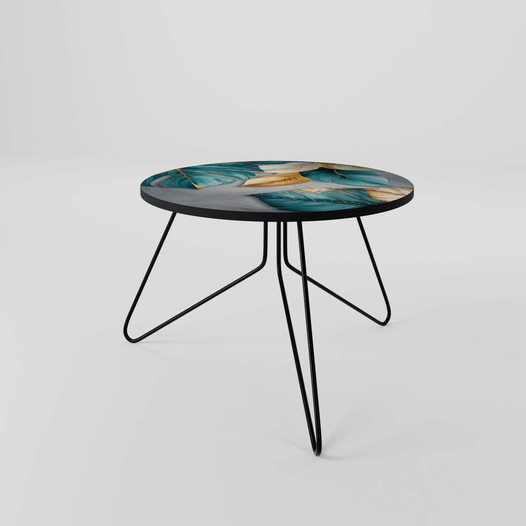 Table basse ÉLÉGANCE EN FEUILLES 60