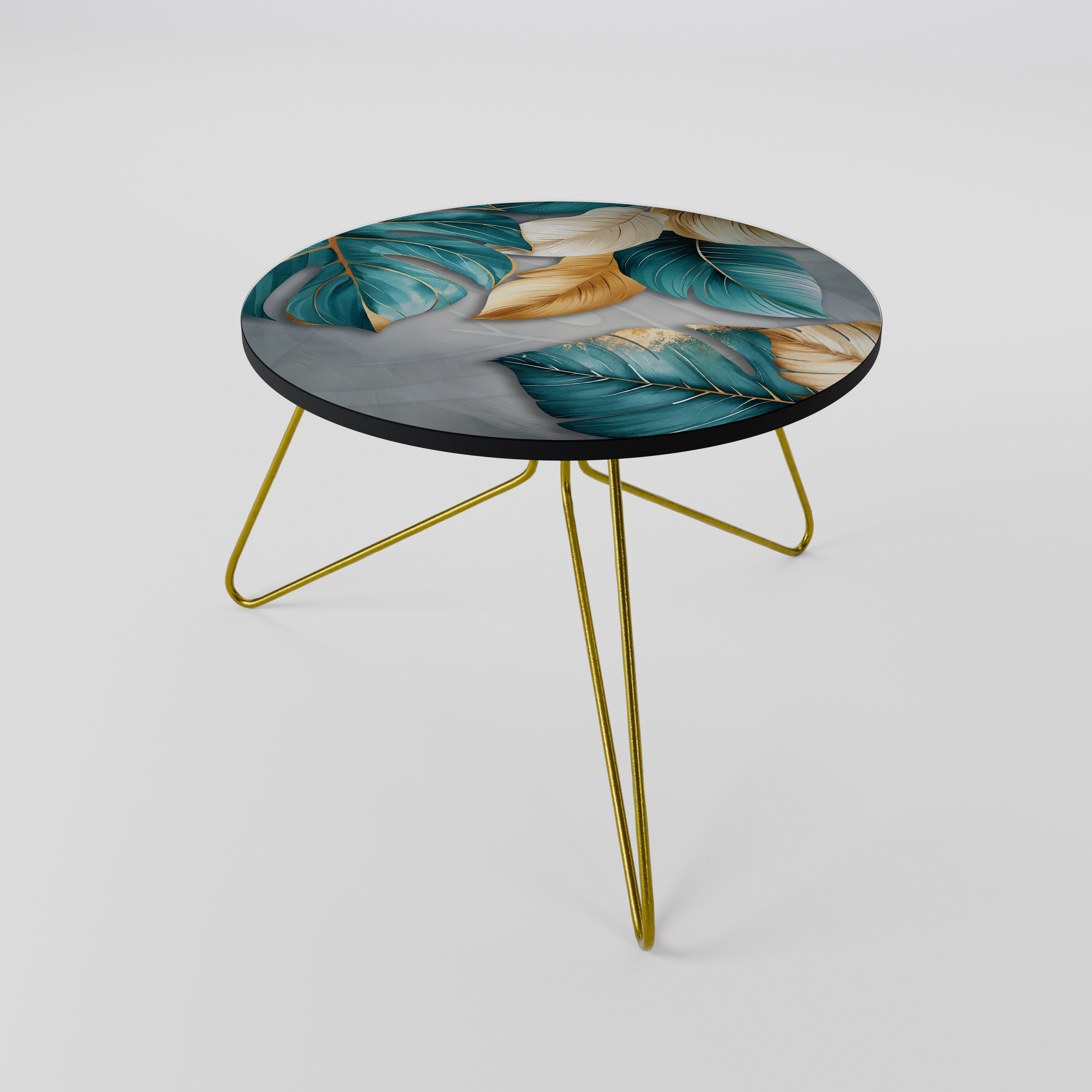 Table basse ÉLÉGANCE EN FEUILLES 60