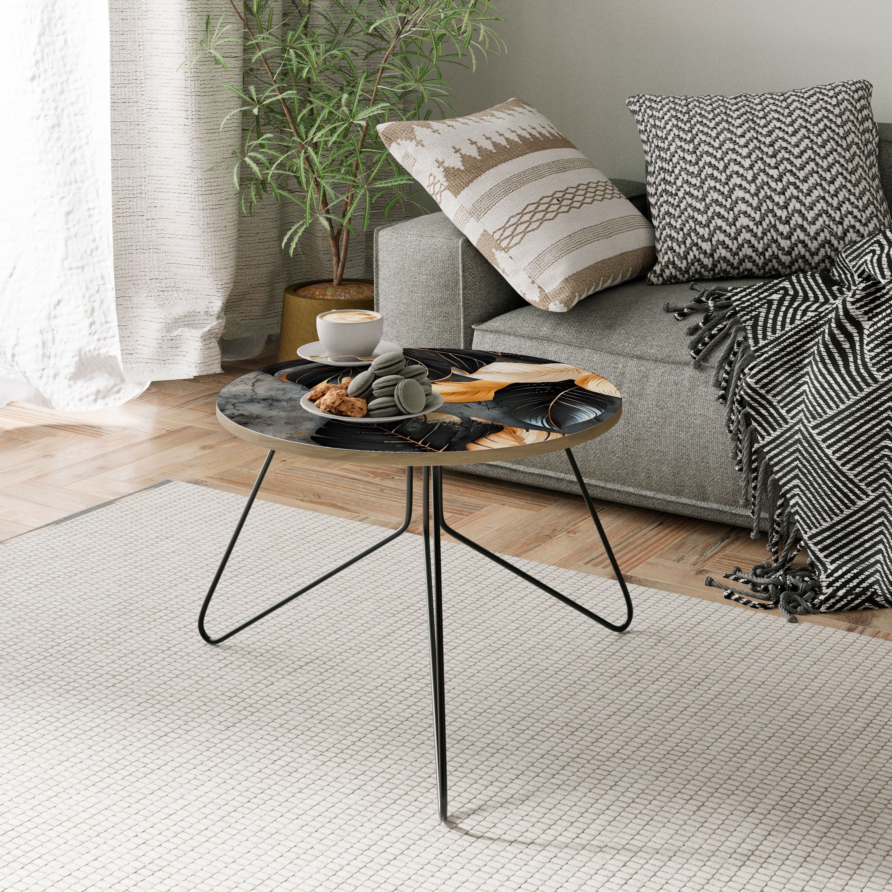 Table basse NATURE'S DARK EMBRACE 60