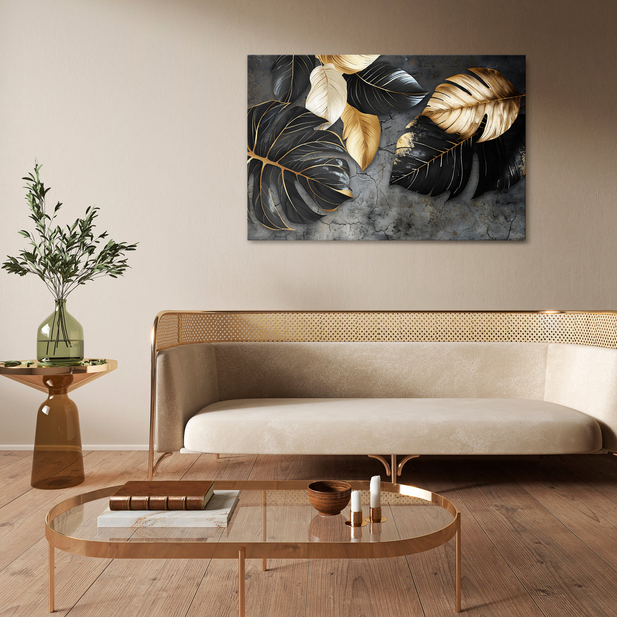 NATURE'S DARK EMBRACE Horizontal Canvas Print