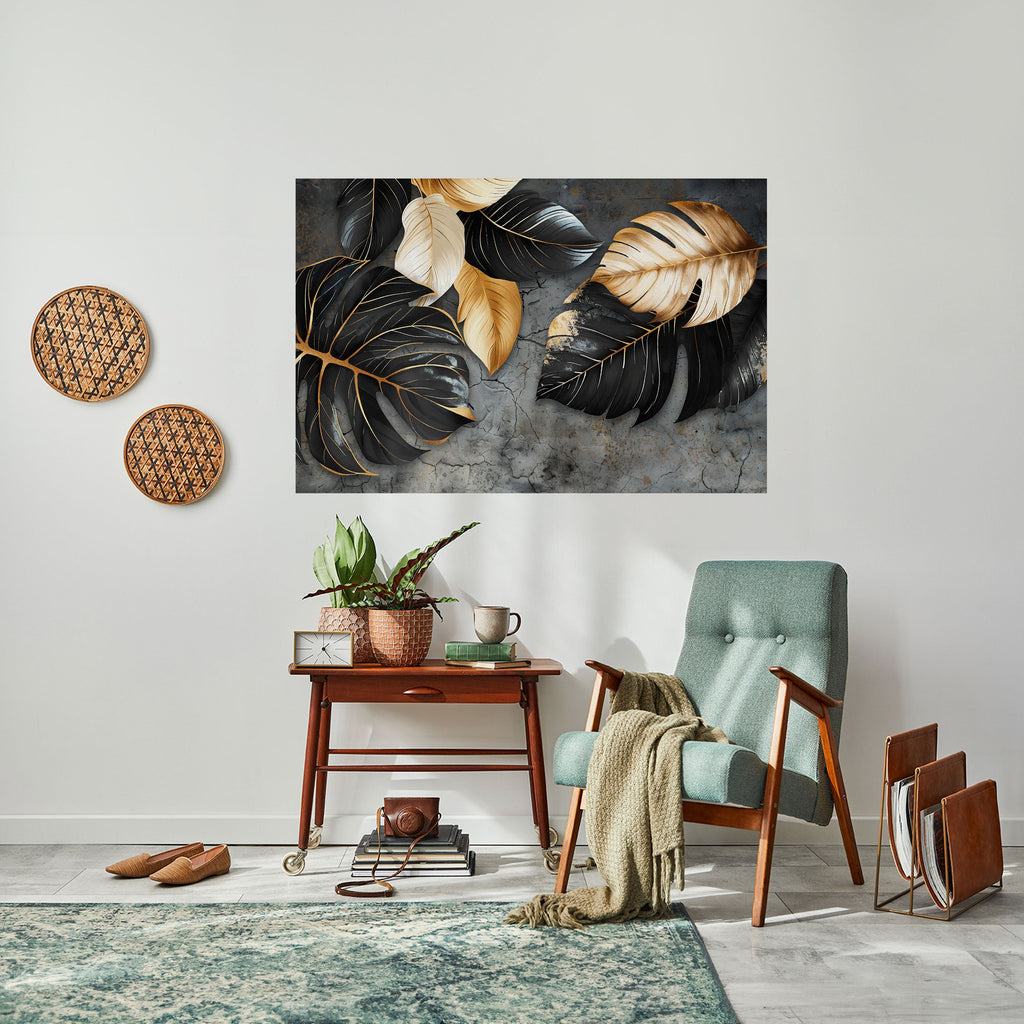 NATURE'S DARK EMBRACE Peel and Stick Horizontal Poster