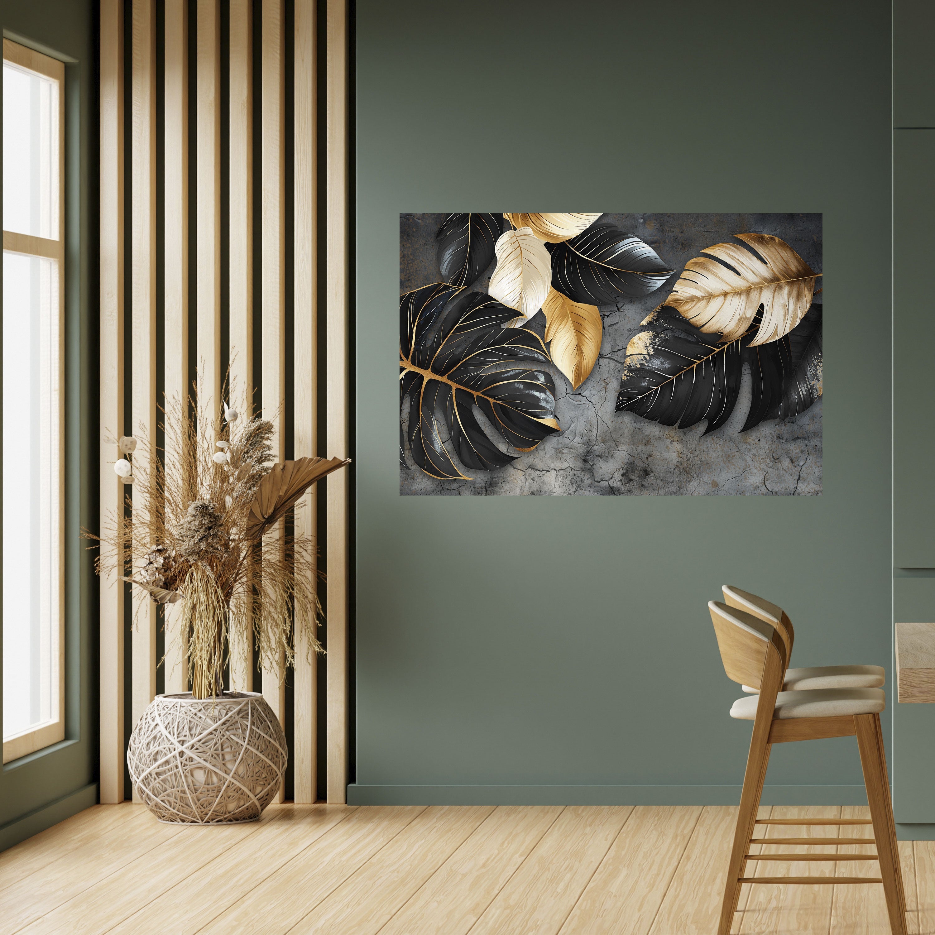 Affiche horizontale autocollante « L'ÉTREINTE SOMBRE DE LA NATURE »