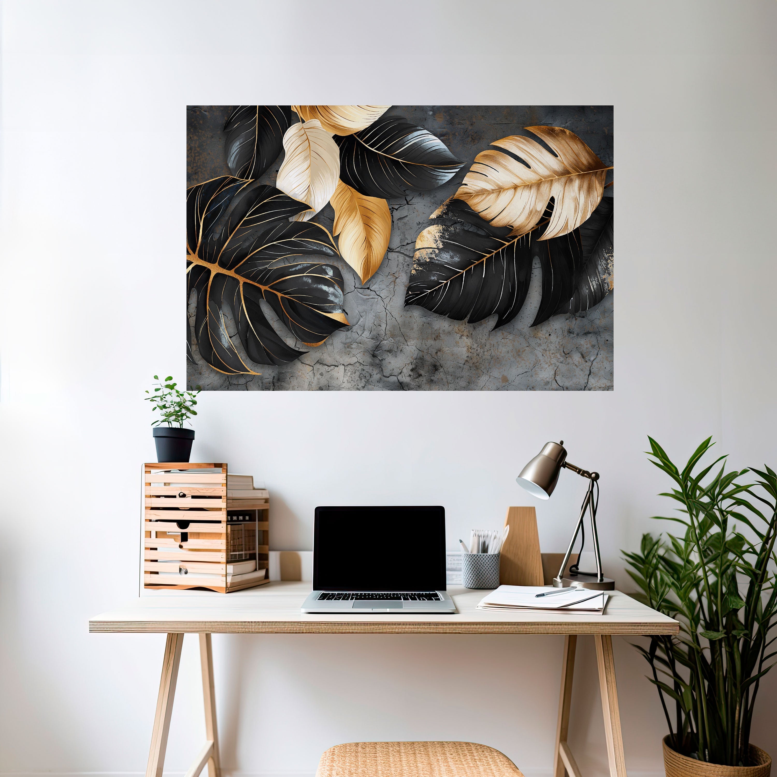 Affiche horizontale autocollante « L'ÉTREINTE SOMBRE DE LA NATURE »