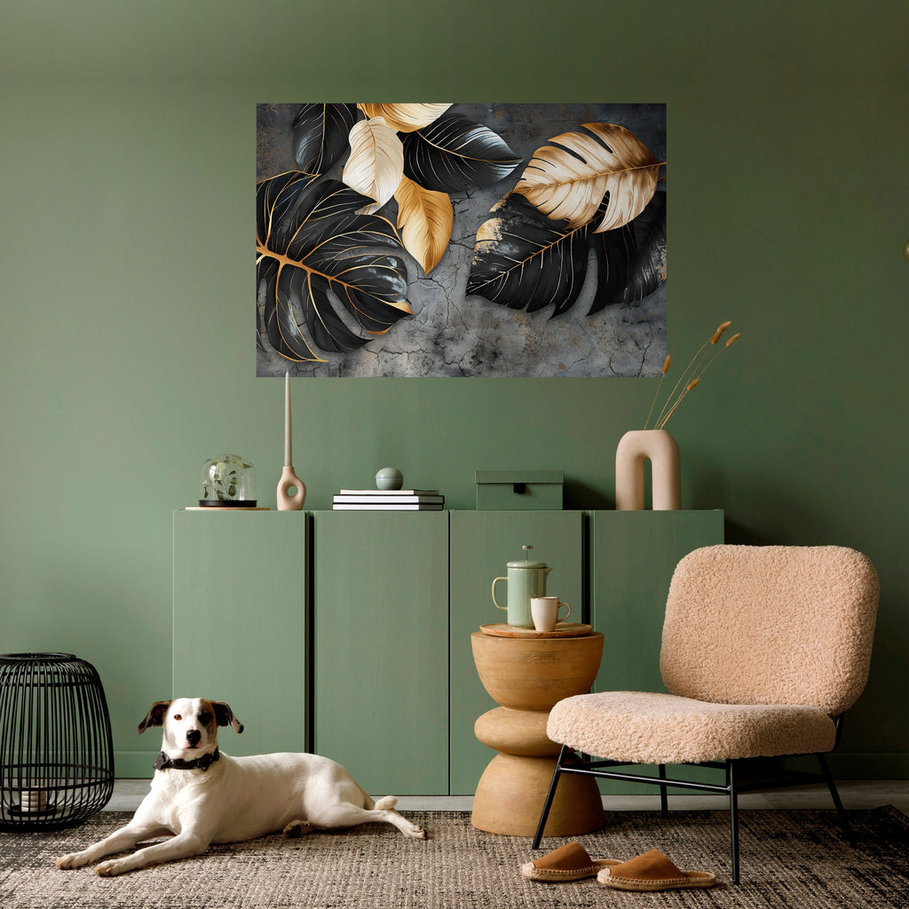 NATURE'S DARK EMBRACE Peel and Stick Horizontal Poster