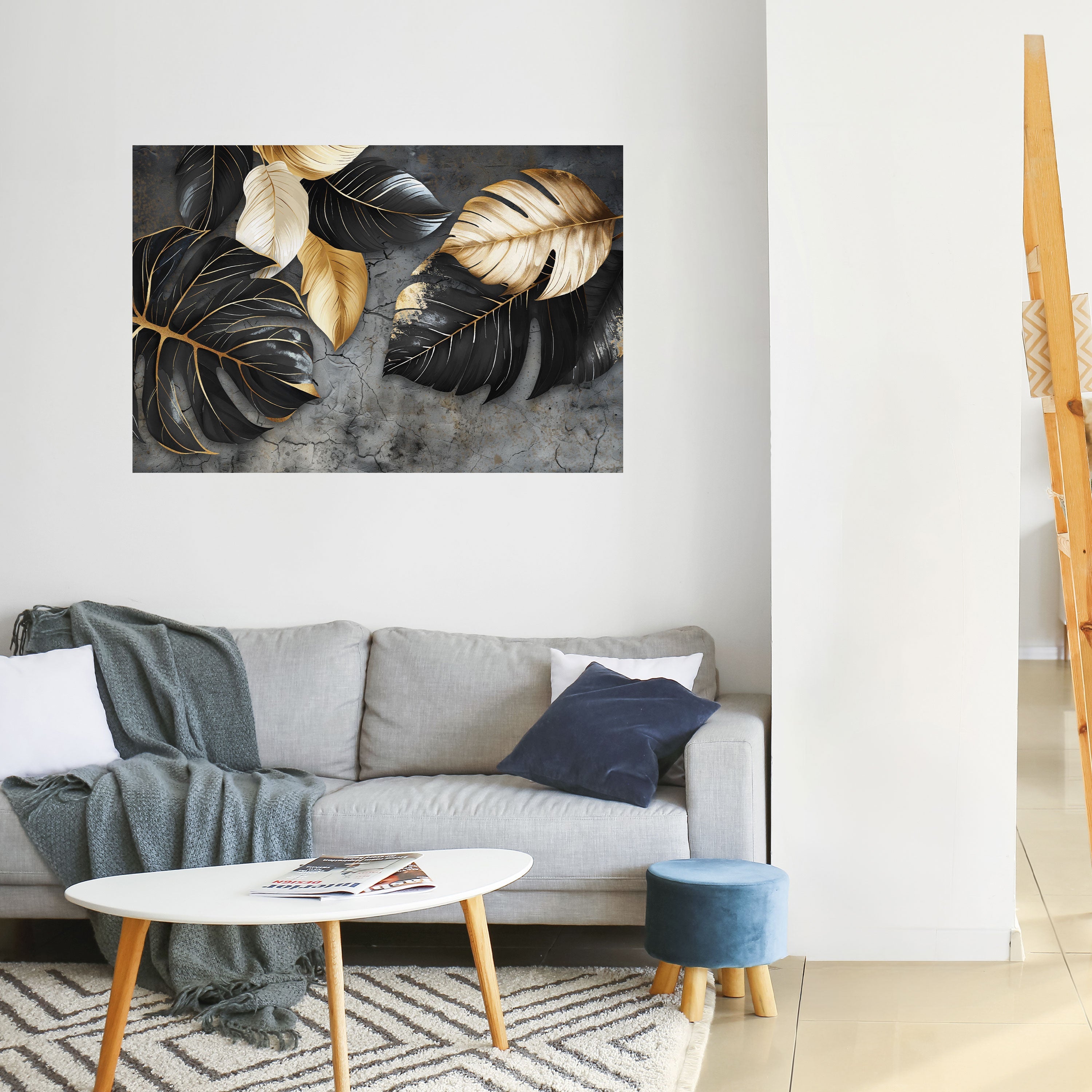 Affiche horizontale autocollante « L'ÉTREINTE SOMBRE DE LA NATURE »