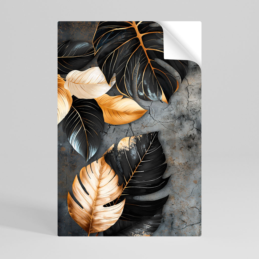 Affiche verticale autocollante « L'ÉTREINTE SOMBRE DE LA NATURE »