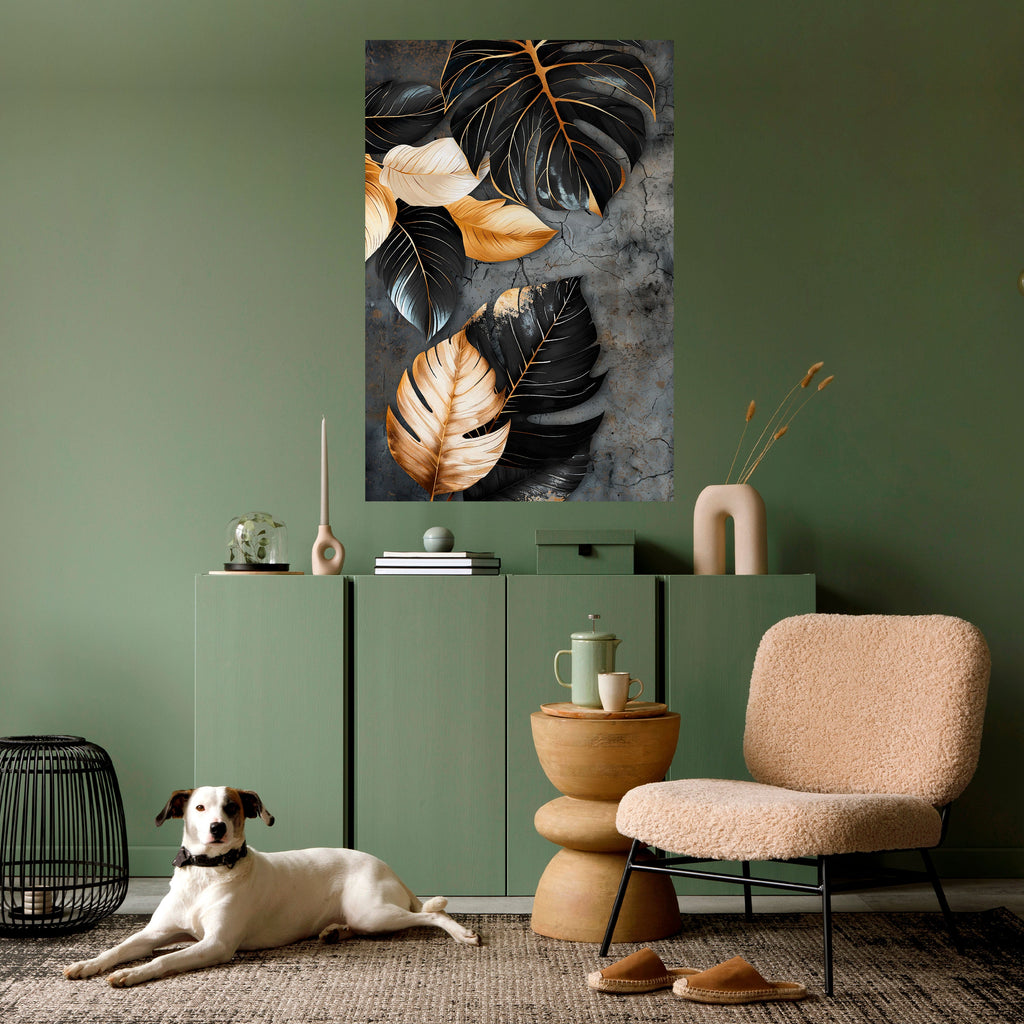 Affiche verticale autocollante « L'ÉTREINTE SOMBRE DE LA NATURE »