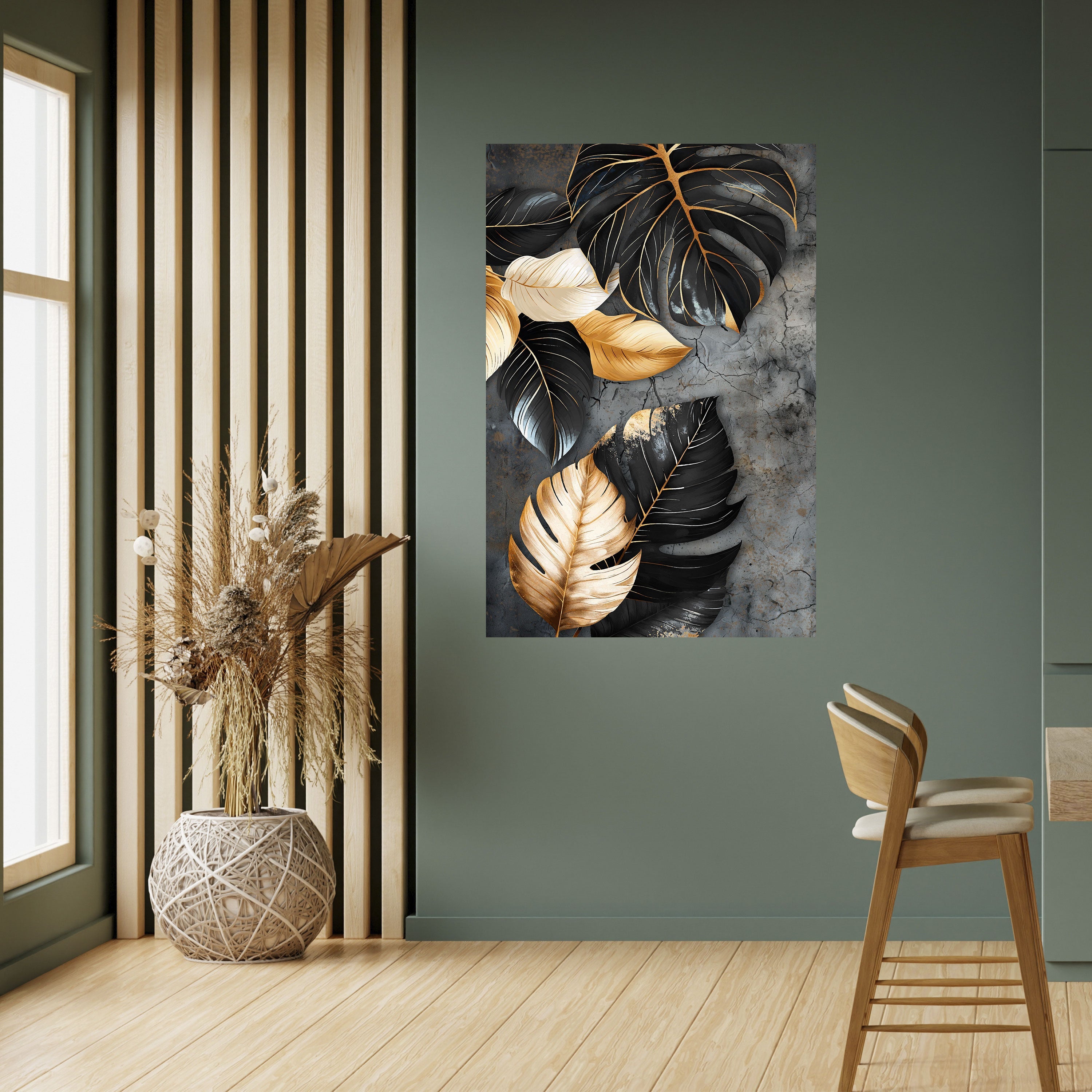 Affiche verticale autocollante « L'ÉTREINTE SOMBRE DE LA NATURE »