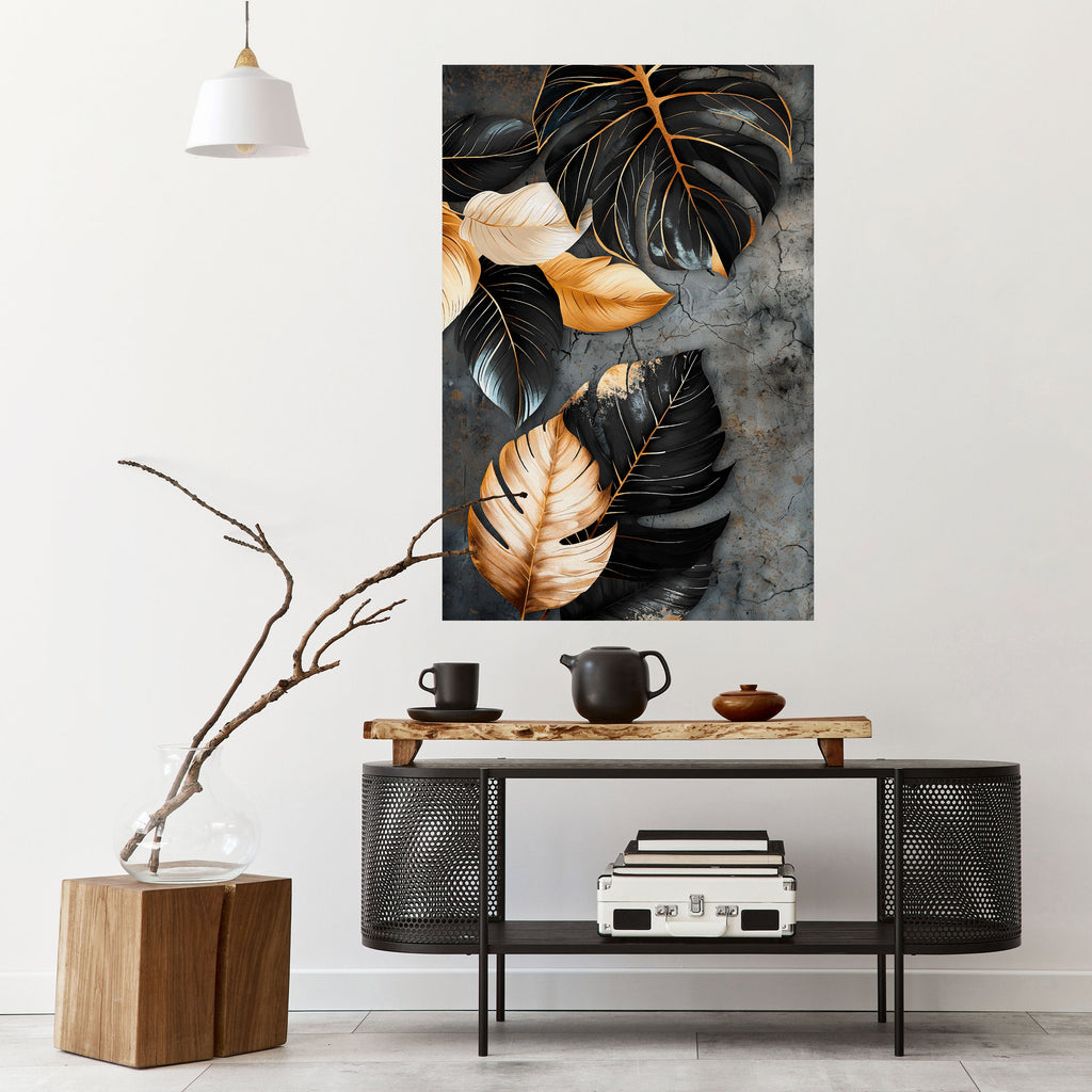 Affiche verticale autocollante « L'ÉTREINTE SOMBRE DE LA NATURE »