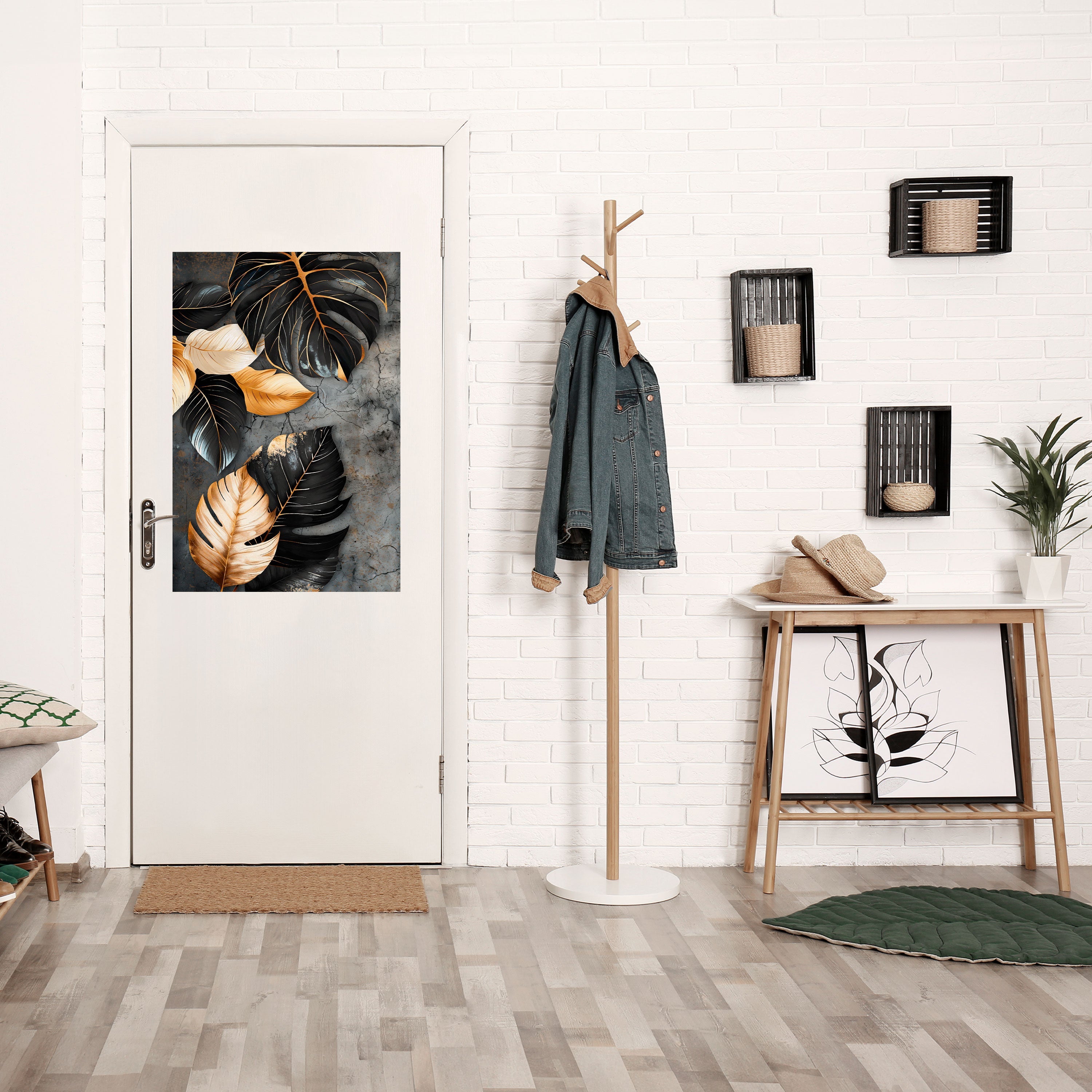 Affiche verticale autocollante « L'ÉTREINTE SOMBRE DE LA NATURE »