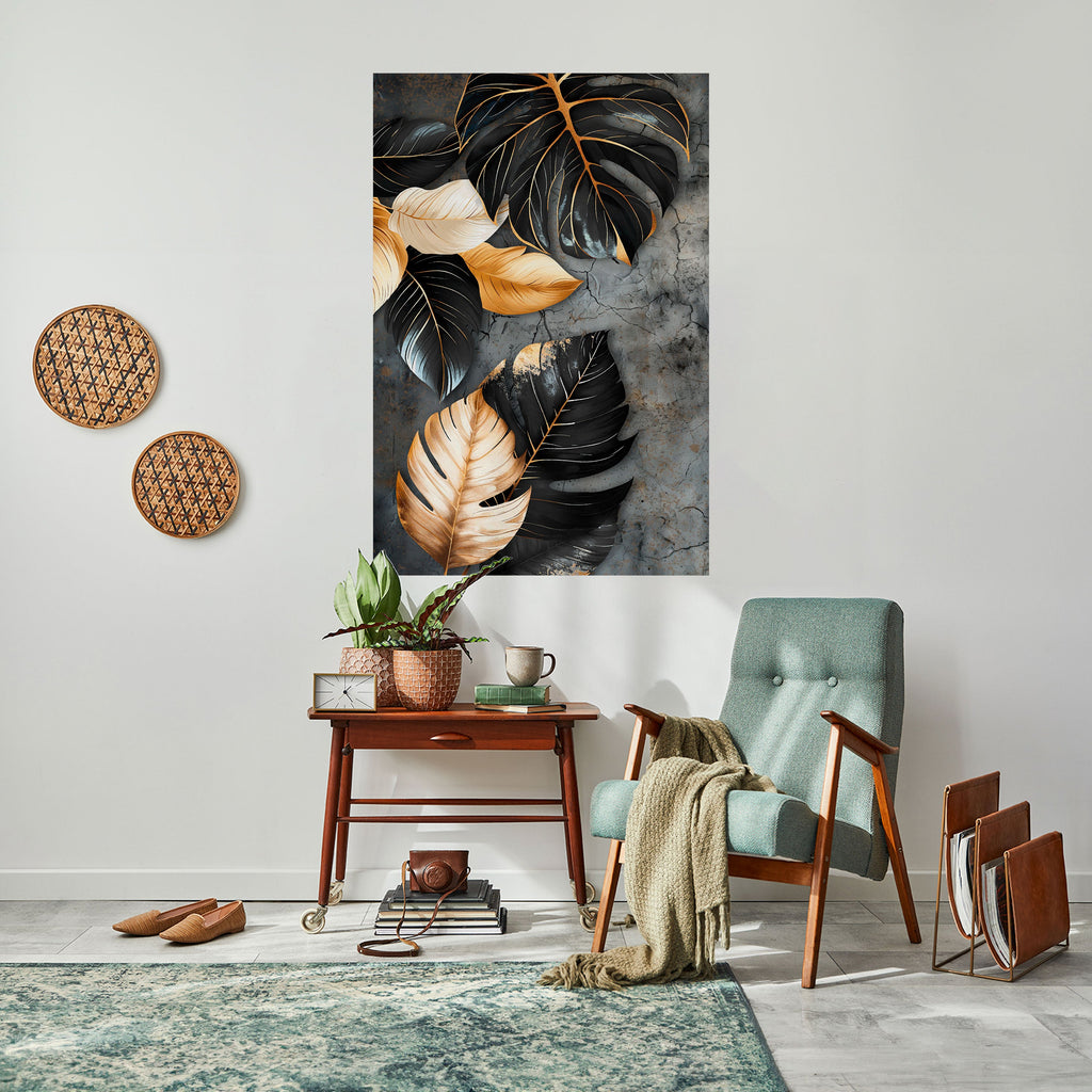 Affiche verticale autocollante « L'ÉTREINTE SOMBRE DE LA NATURE »