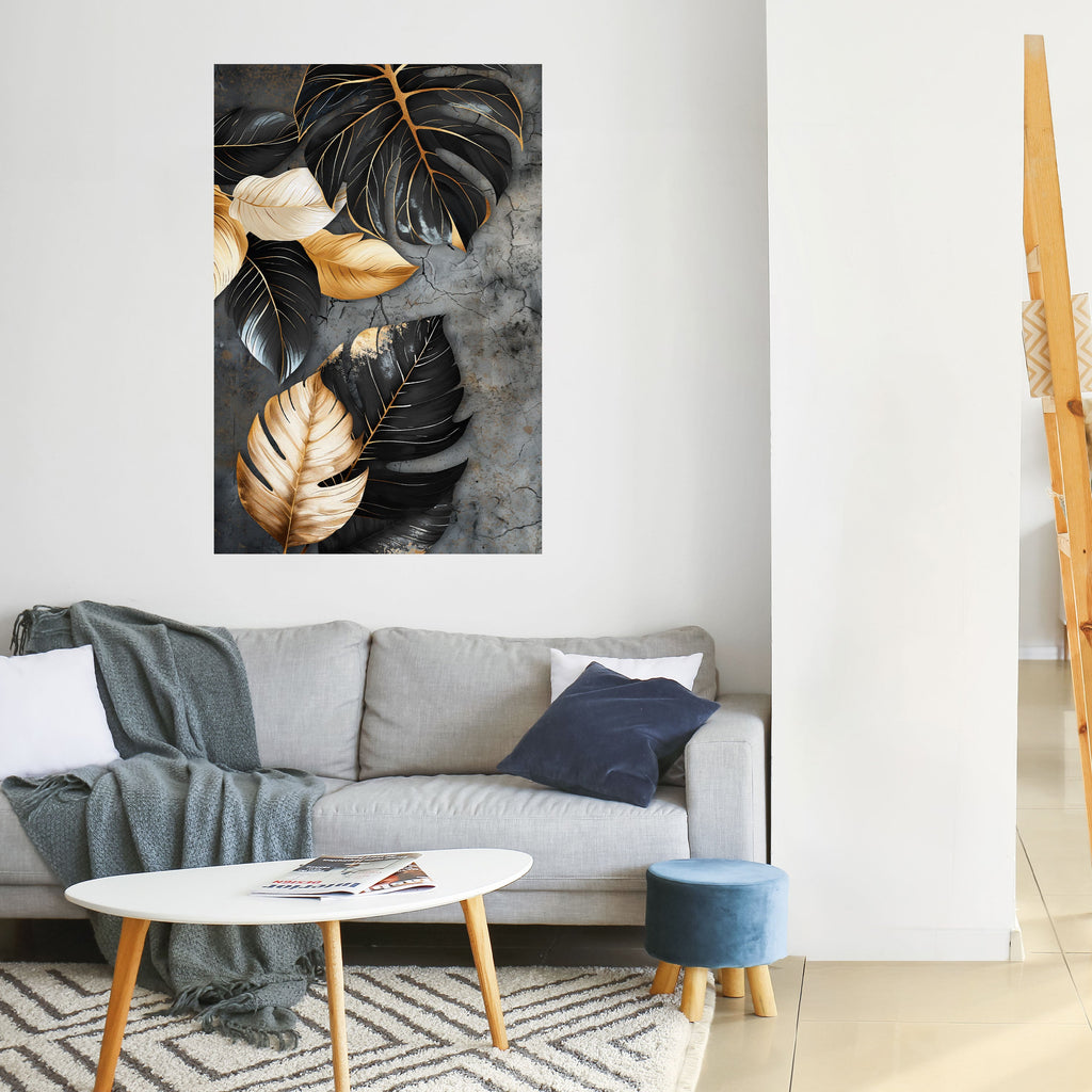 Affiche verticale autocollante « L'ÉTREINTE SOMBRE DE LA NATURE »