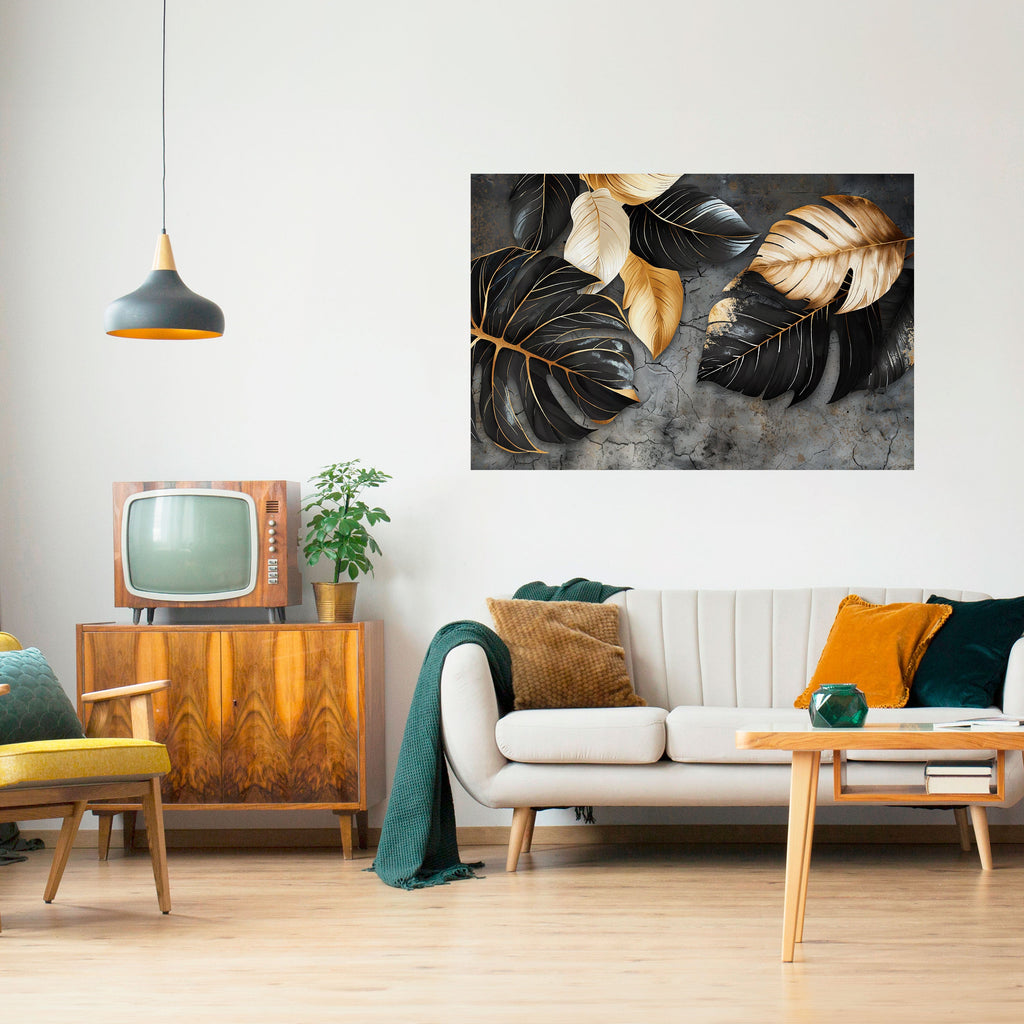 NATURE'S DARK EMBRACE Peel and Stick Horizontal Poster