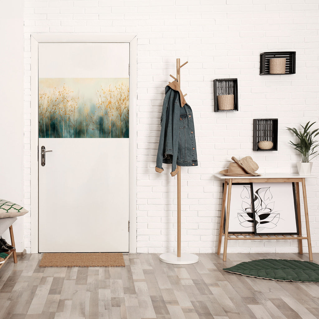 Affiche horizontale autocollante « ASPECTS ÉCLATANTS DE L'AUTOMNE »