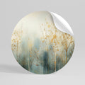 GLEAMING ASPECTS OF FALL Peel and Stick Round Sticker