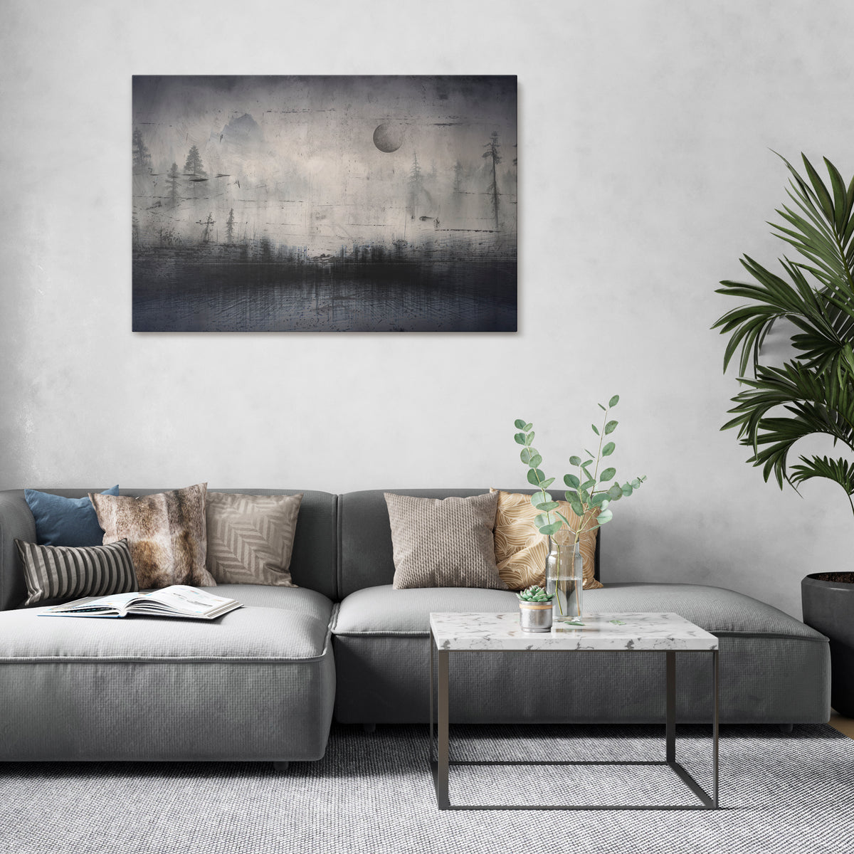 ECLIPSE OF SERENITY Horizontal Canvas Print