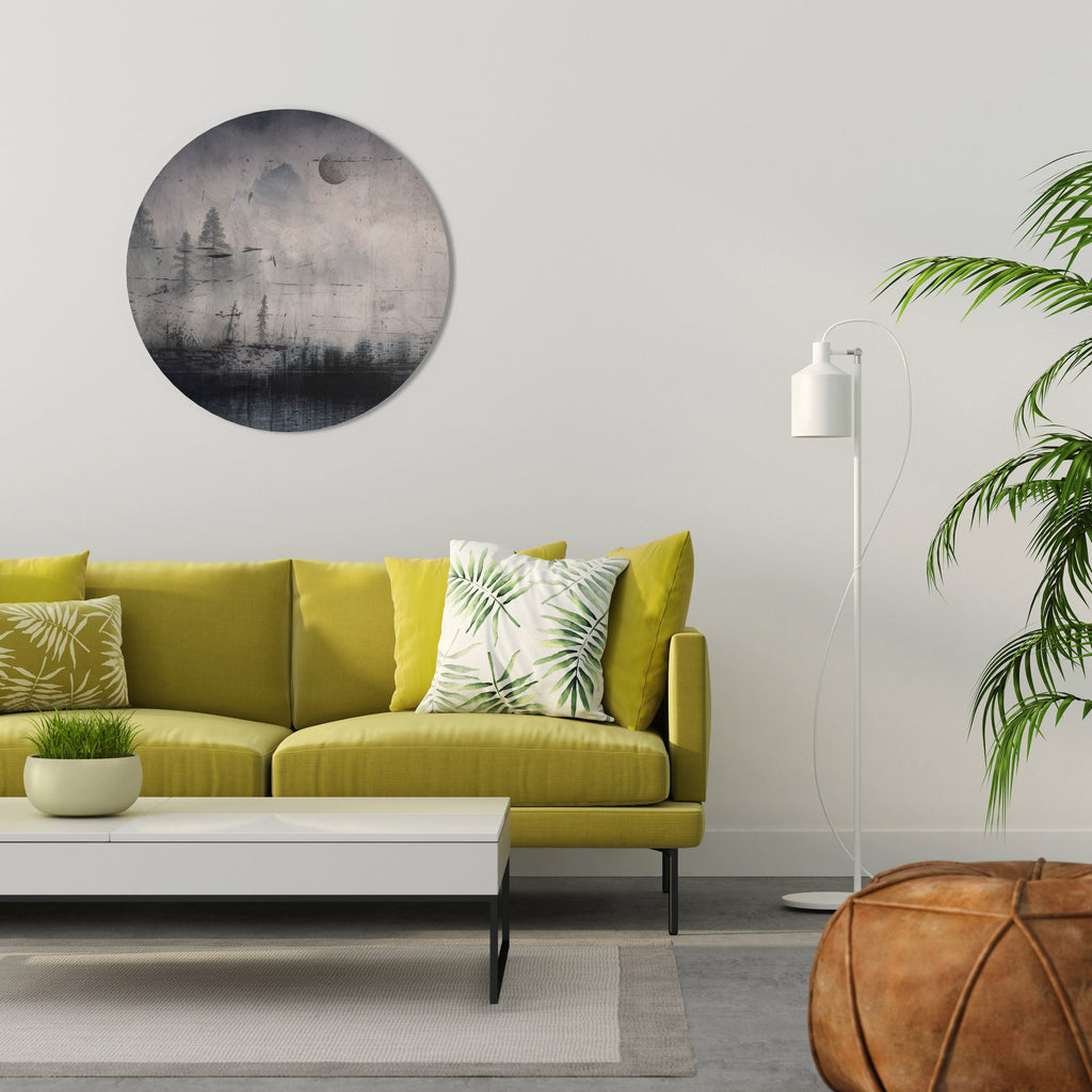 ECLIPSE DE SÉRÉNITÉ Art mural rond