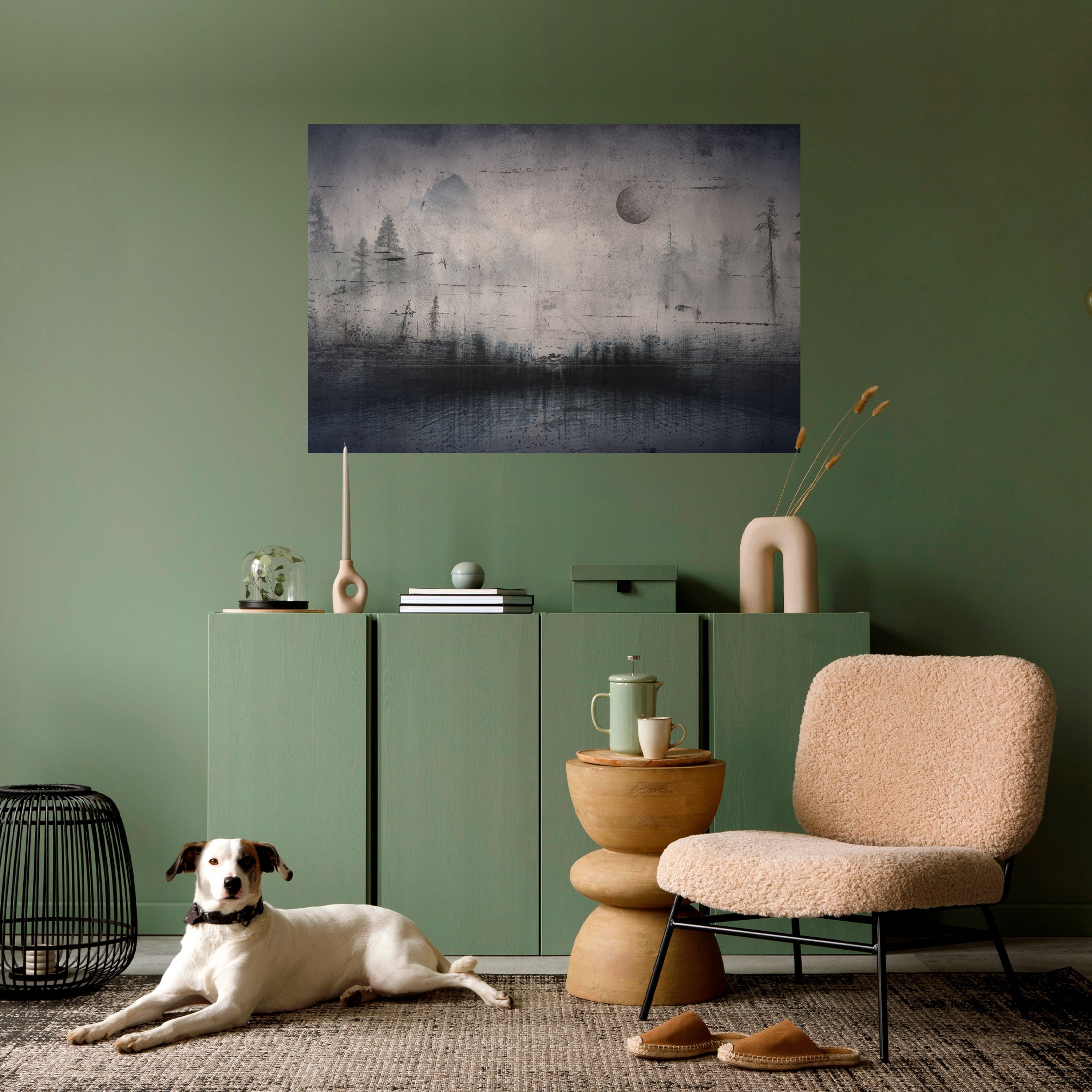 Affiche horizontale autocollante « ÉCLIPSE DE SÉRÉNITÉ »