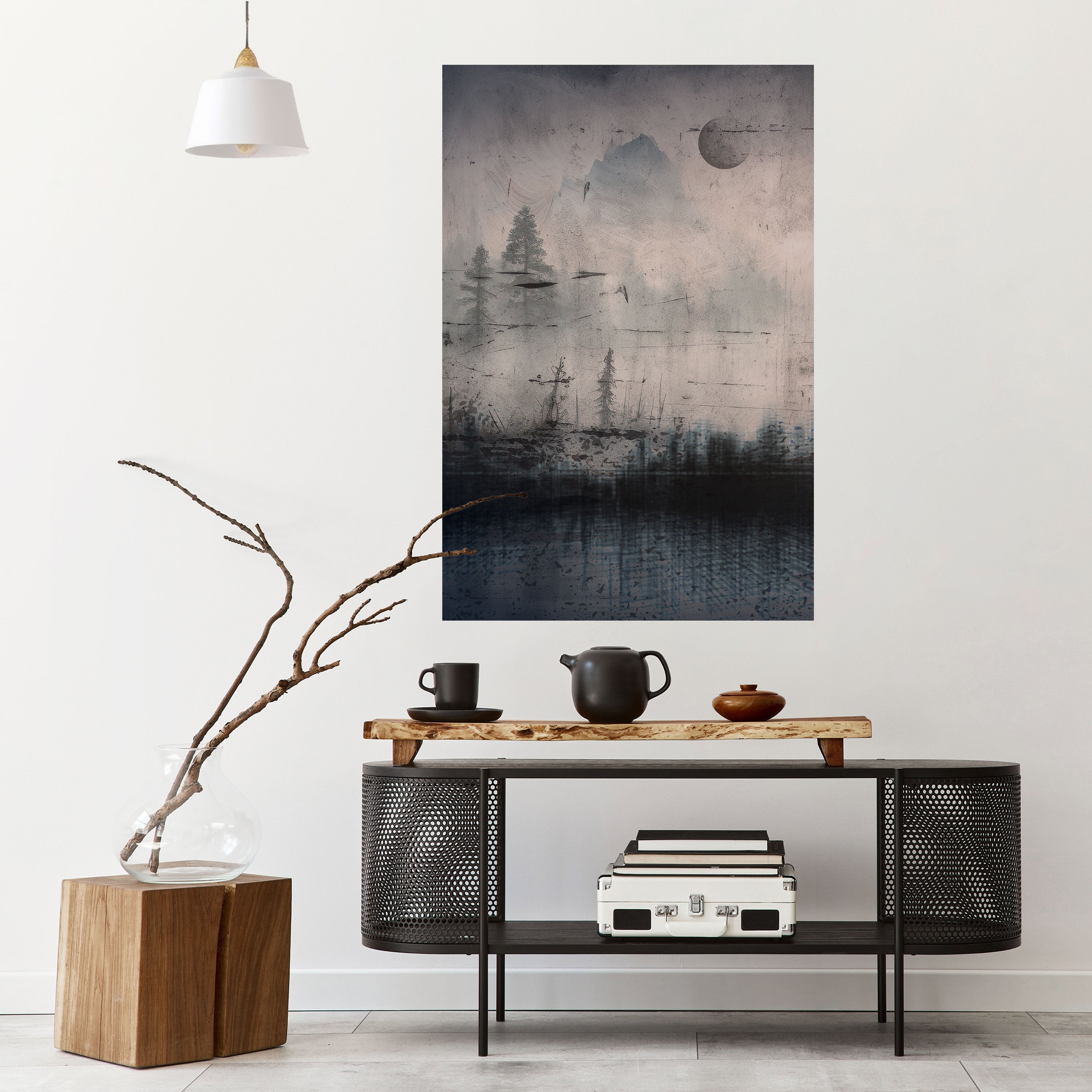 Affiche verticale autocollante « ÉCLIPSE DE SÉRÉNITÉ »