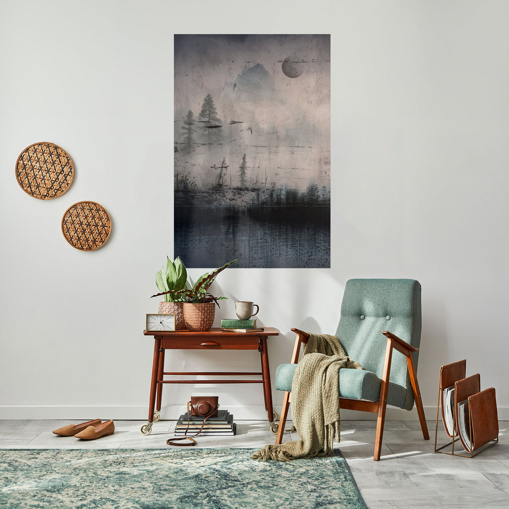 Affiche verticale autocollante « ÉCLIPSE DE SÉRÉNITÉ »