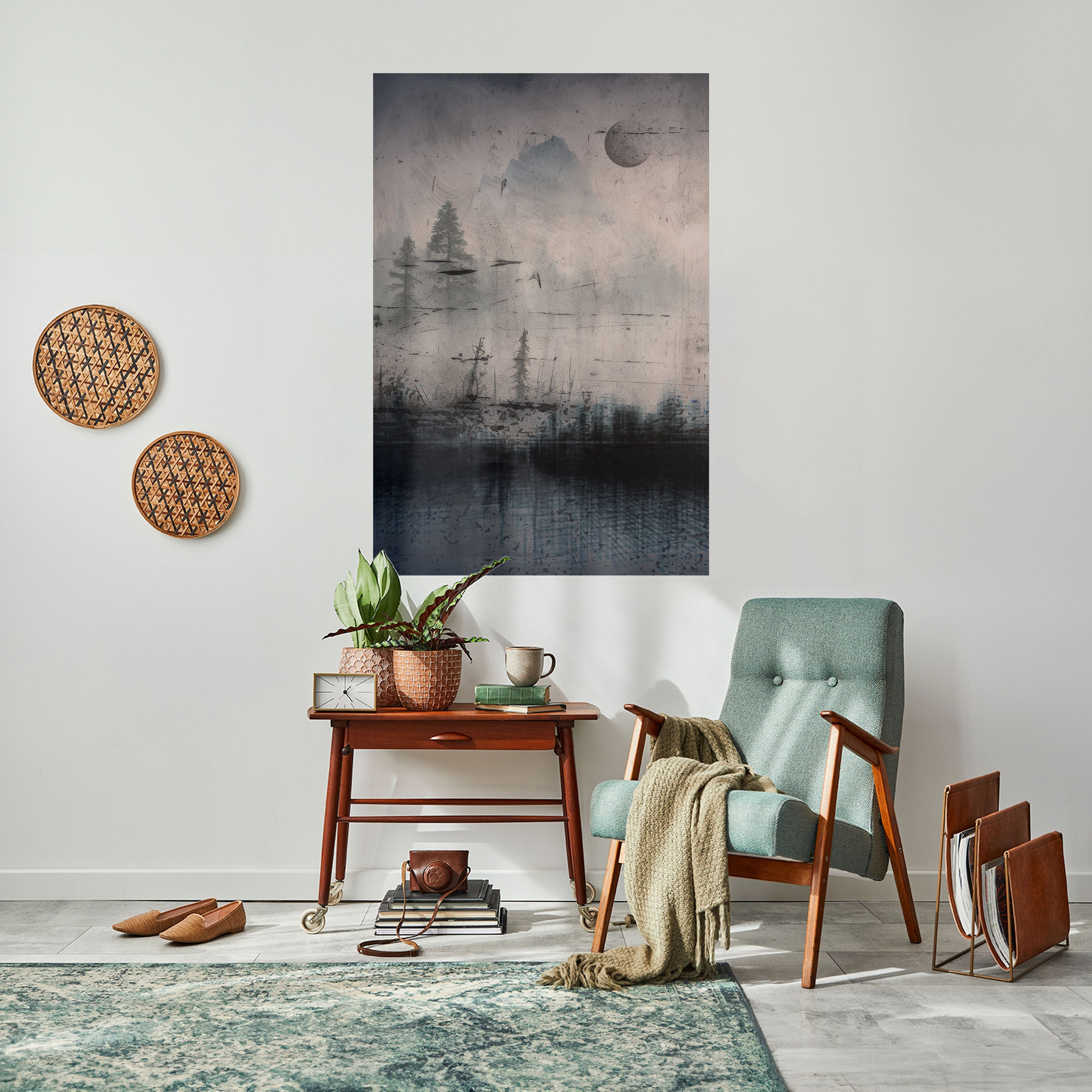 Affiche verticale autocollante « ÉCLIPSE DE SÉRÉNITÉ »