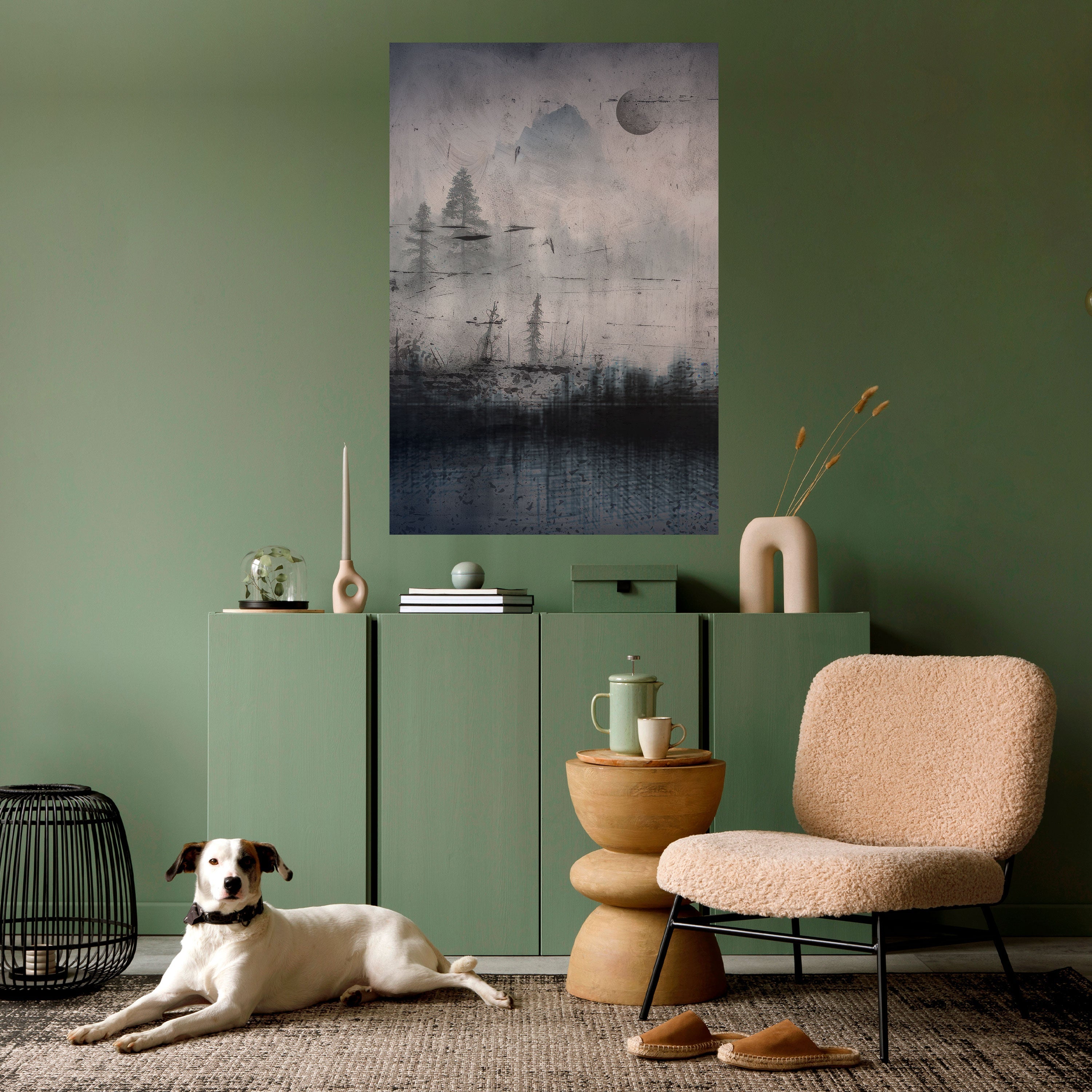 Affiche verticale autocollante « ÉCLIPSE DE SÉRÉNITÉ »