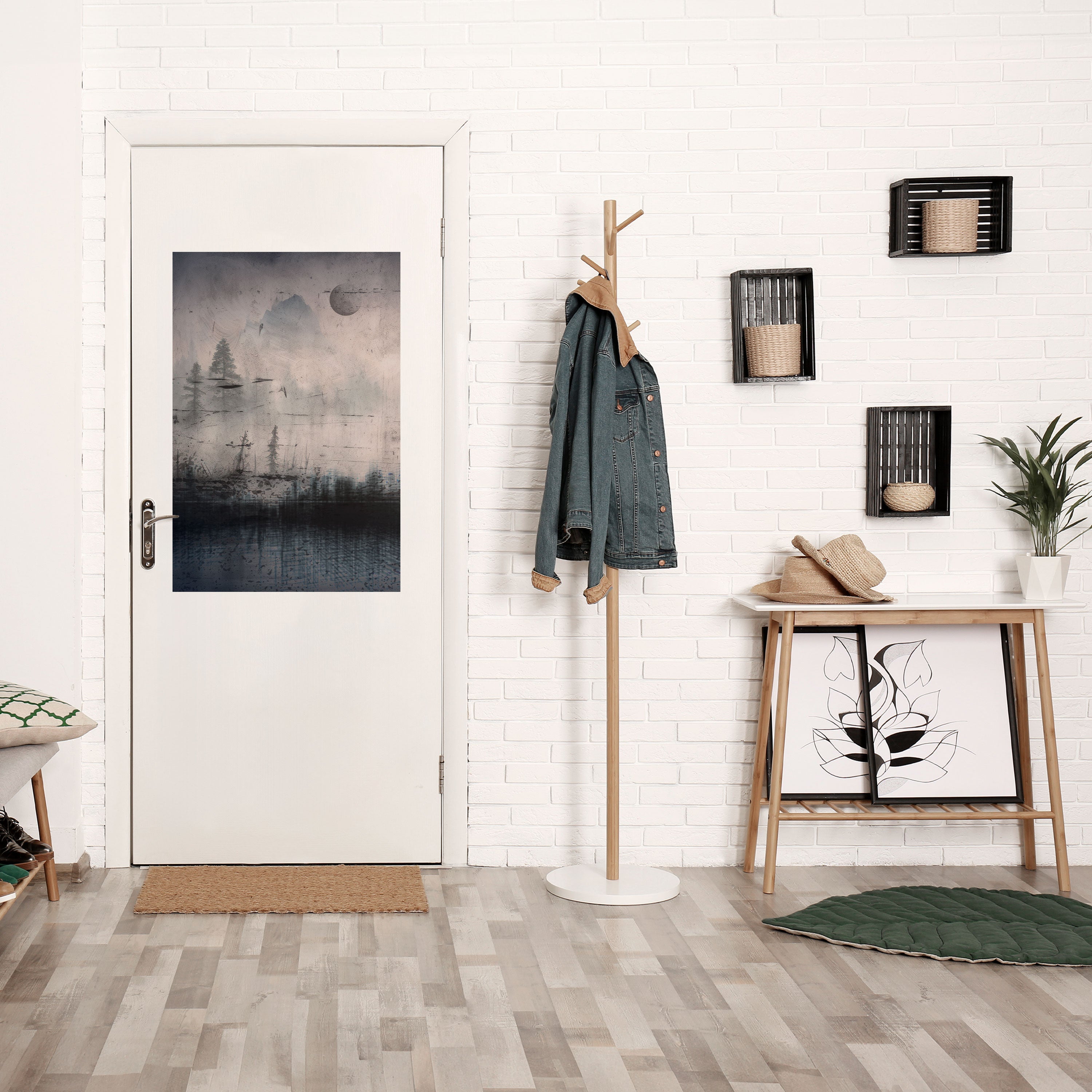 Affiche verticale autocollante « ÉCLIPSE DE SÉRÉNITÉ »