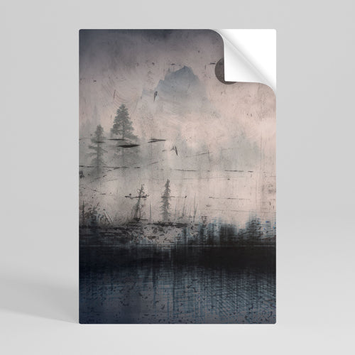 ECLIPSE OF SERENITY Peel and Stick Vertical Poster