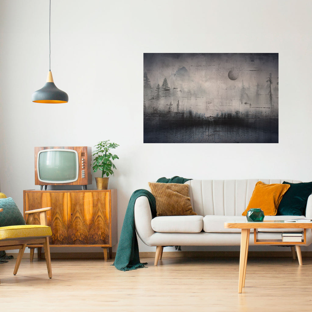 Affiche horizontale autocollante « ÉCLIPSE DE SÉRÉNITÉ »