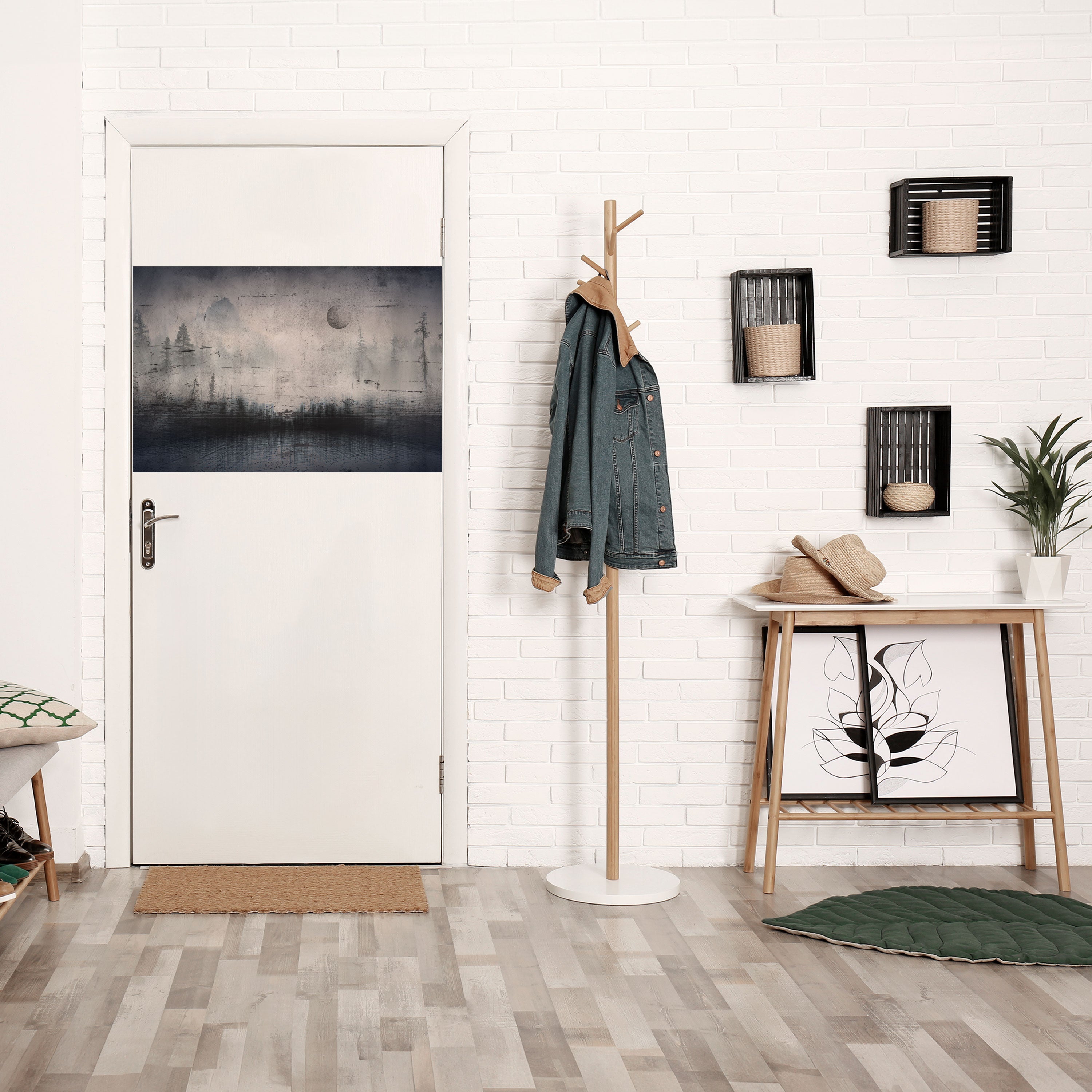 Affiche horizontale autocollante « ÉCLIPSE DE SÉRÉNITÉ »