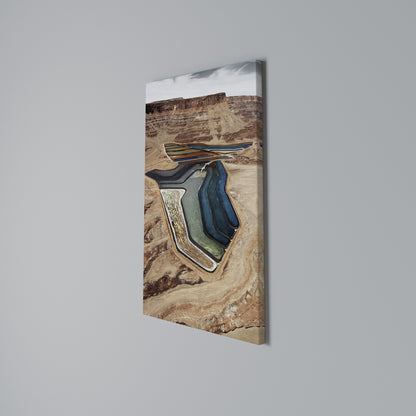 HARMONY IN LAYERS Vertical Canvas Print