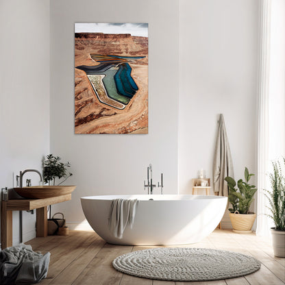 HARMONY IN LAYERS Vertical Canvas Print