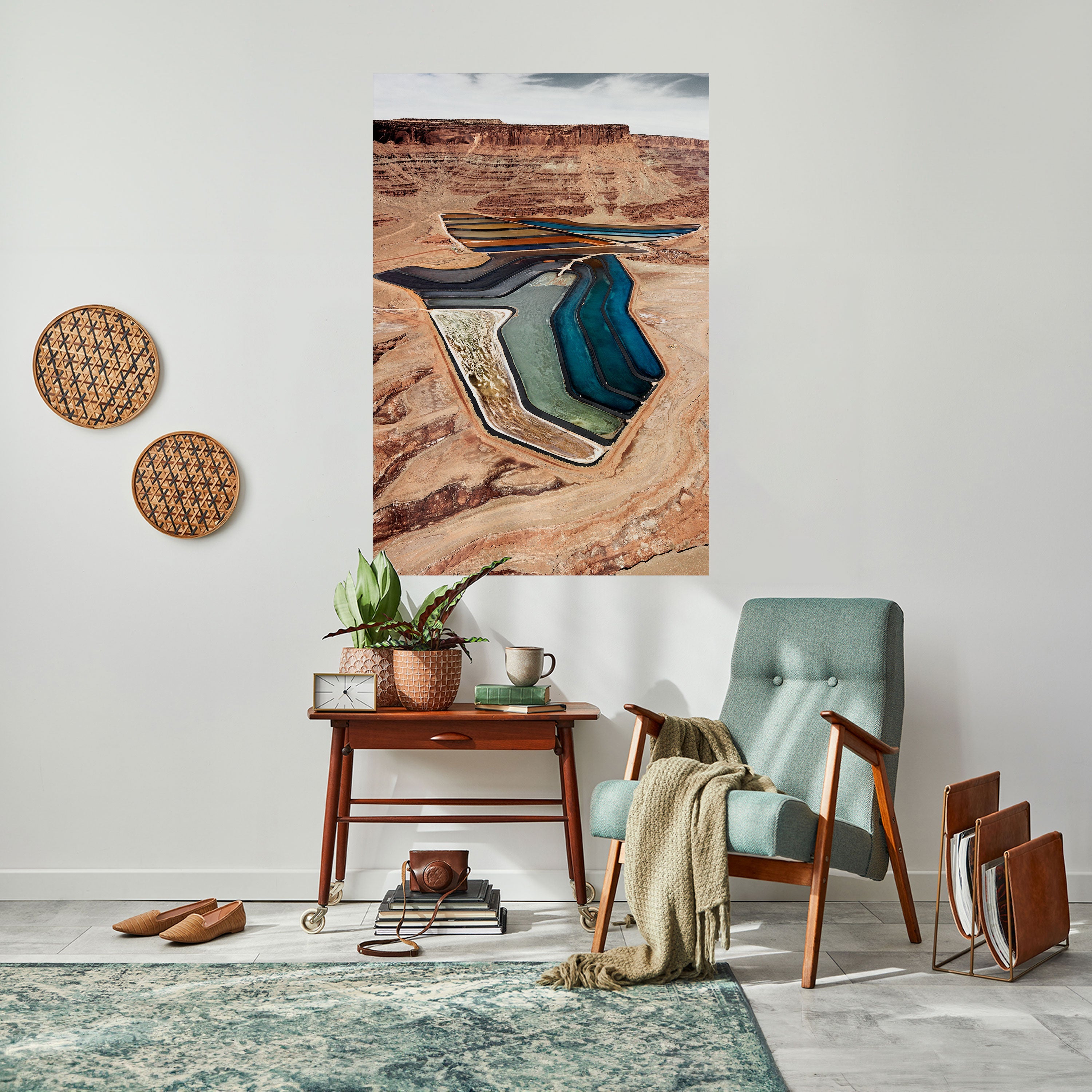 Affiche verticale autocollante « HARMONIE EN COUCHES »