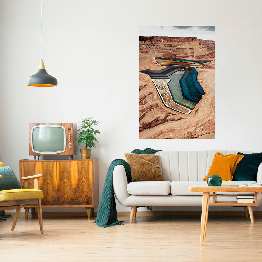 Affiche verticale autocollante « HARMONIE EN COUCHES »