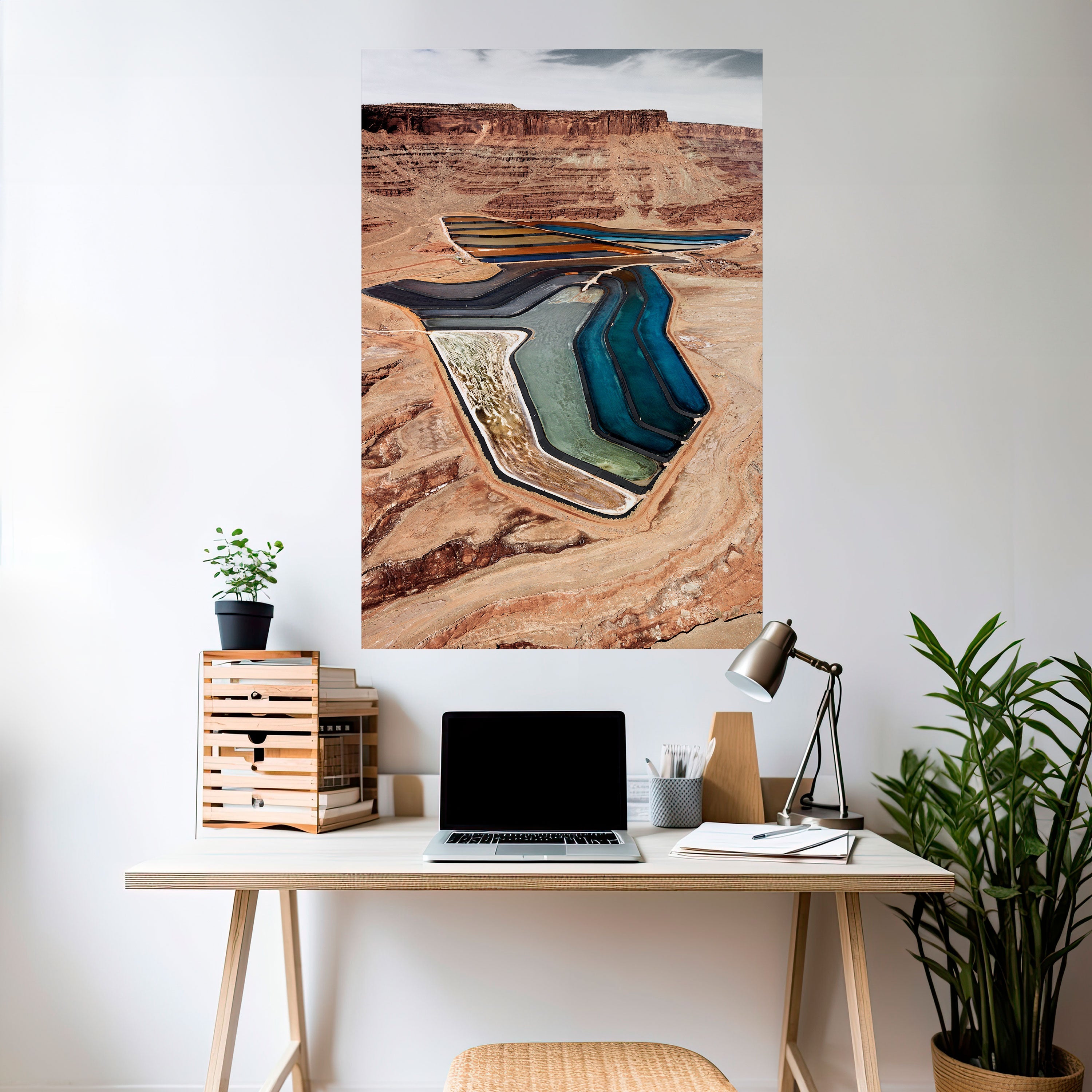 Affiche verticale autocollante « HARMONIE EN COUCHES »