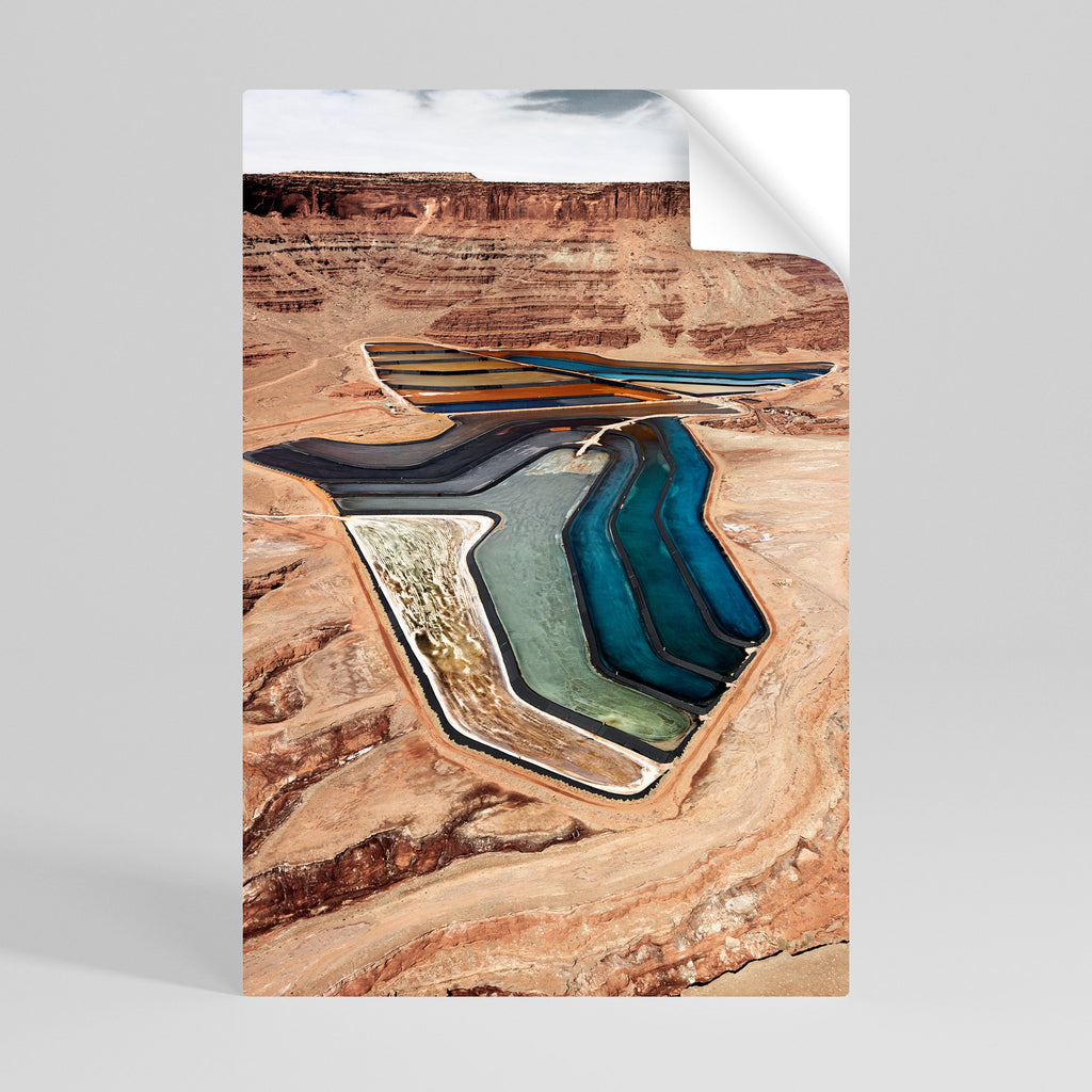 Affiche verticale autocollante « HARMONIE EN COUCHES »