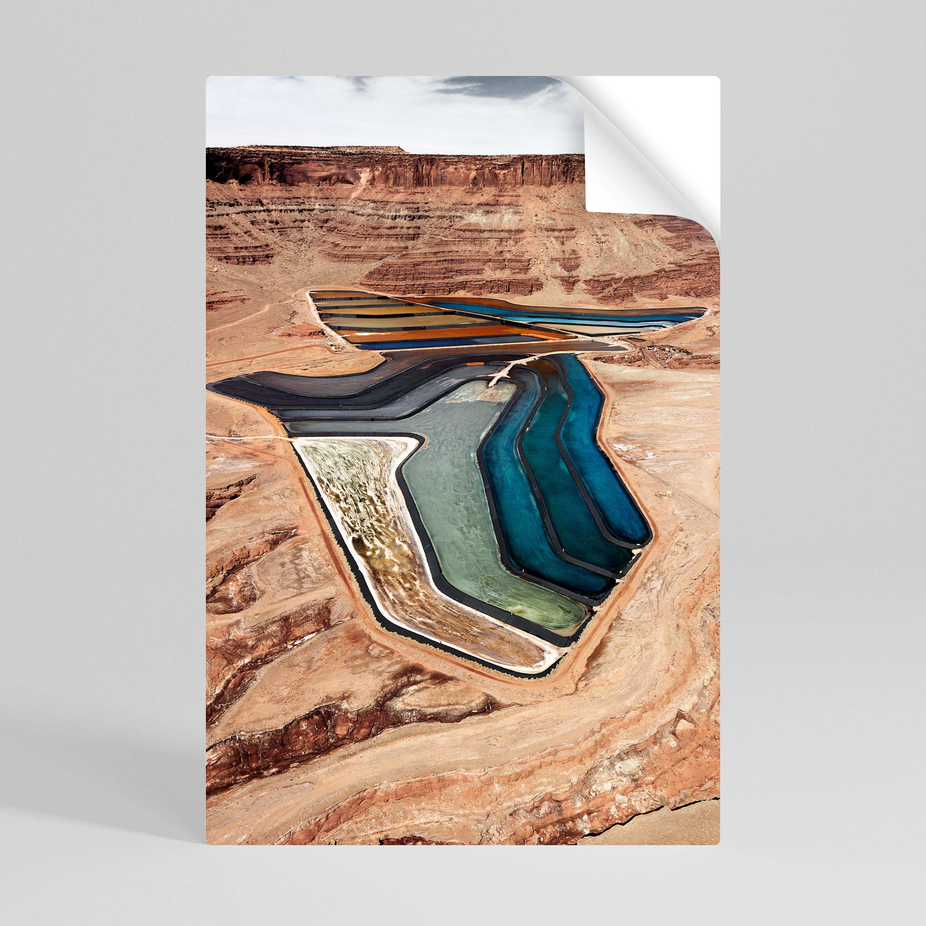 Affiche verticale autocollante « HARMONIE EN COUCHES »