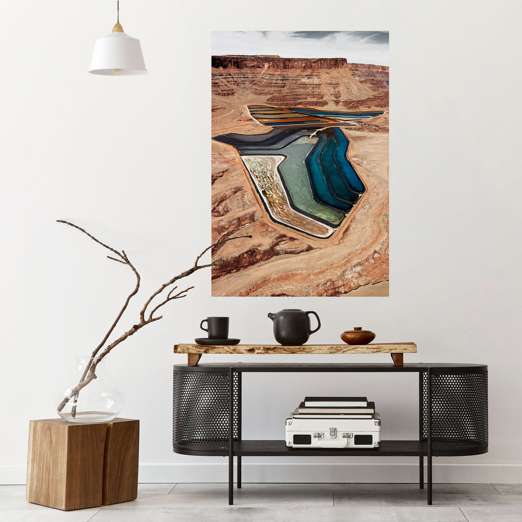 Affiche verticale autocollante « HARMONIE EN COUCHES »