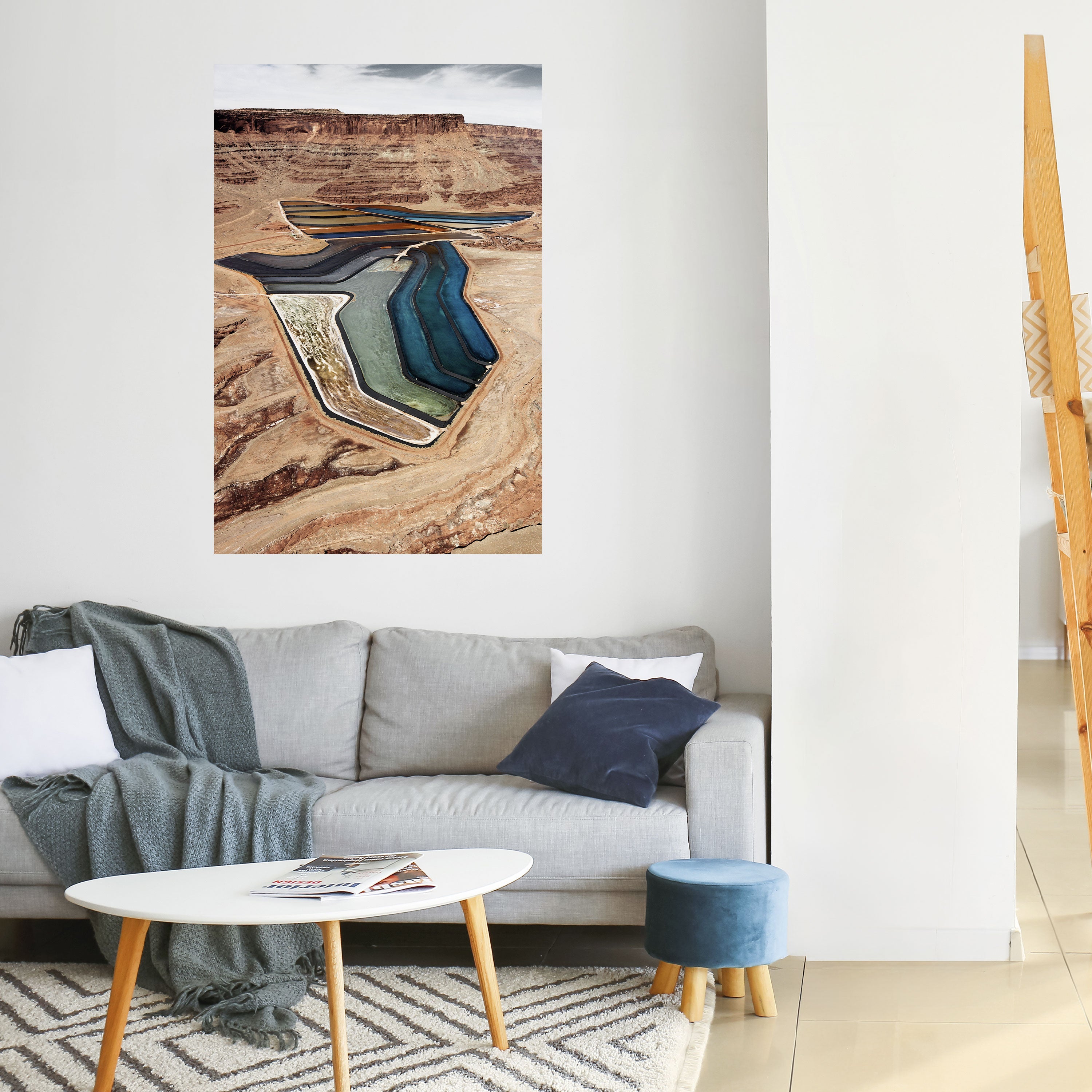 Affiche verticale autocollante « HARMONIE EN COUCHES »