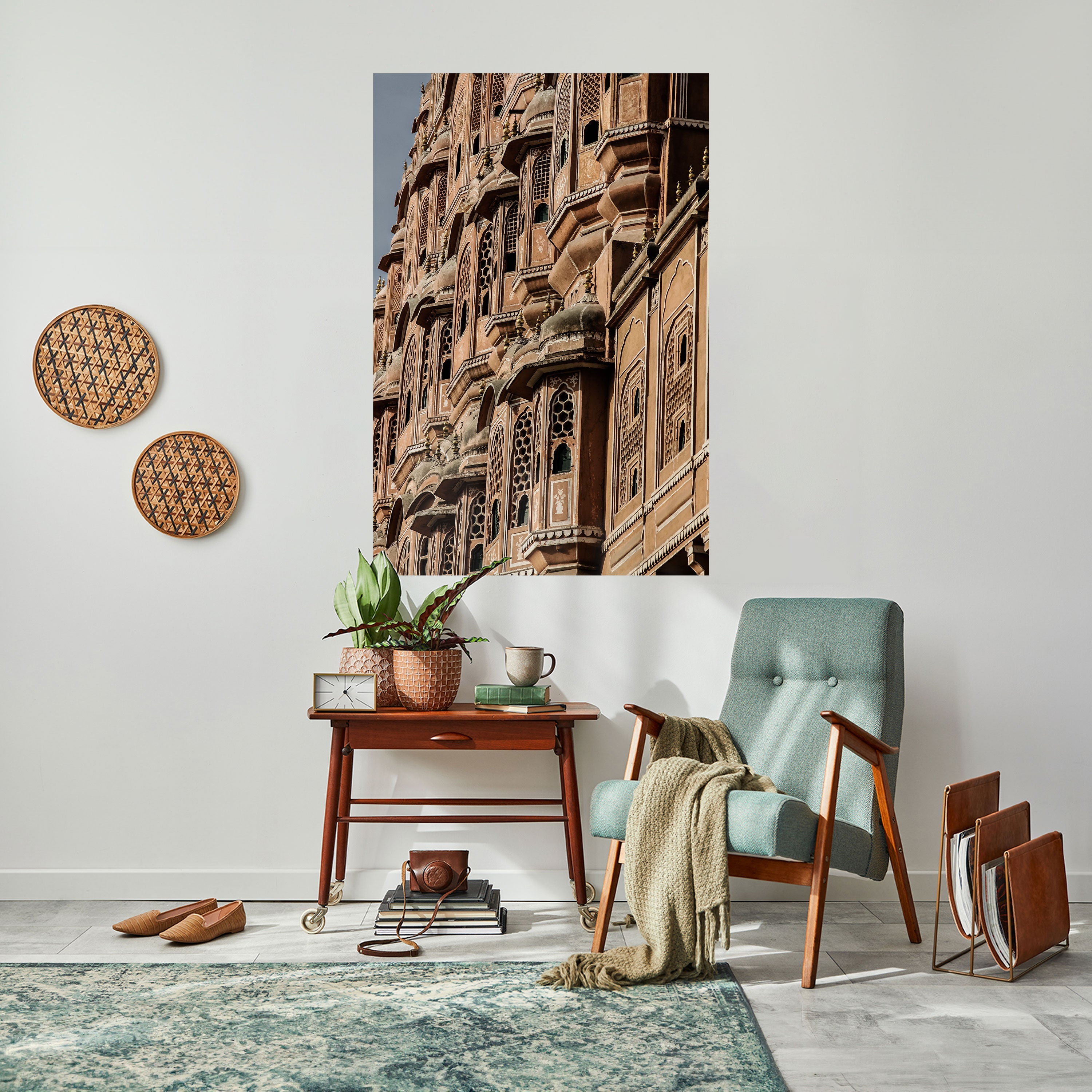 Affiche verticale autocollante « FAÇADE MAJESTUEUSE »